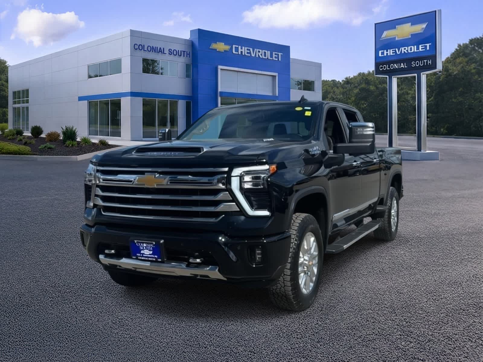 Black 2025 Chevrolet Silverado 2500HD Pickup Truck Four-Wheel Drive Automatic