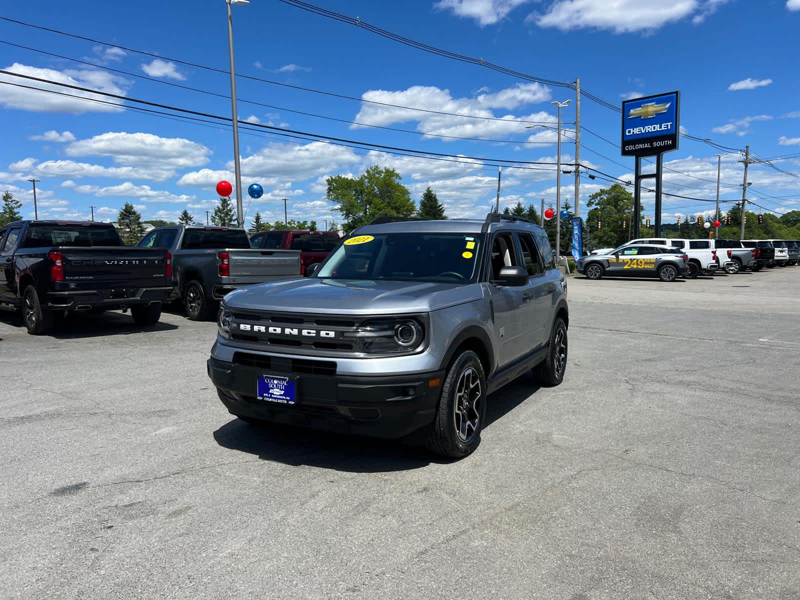 Iconic Silver Metallic 2021 Ford Bronco Sport Big Bend AWD SUV / Crossover All-Wheel Drive 8-Speed Automatic