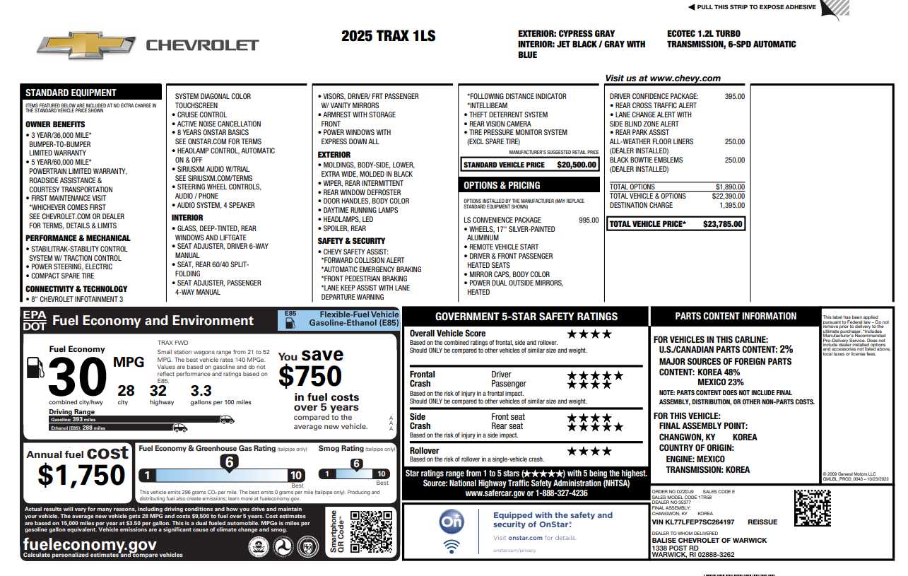 2025 Chevrolet Trax LS FWD