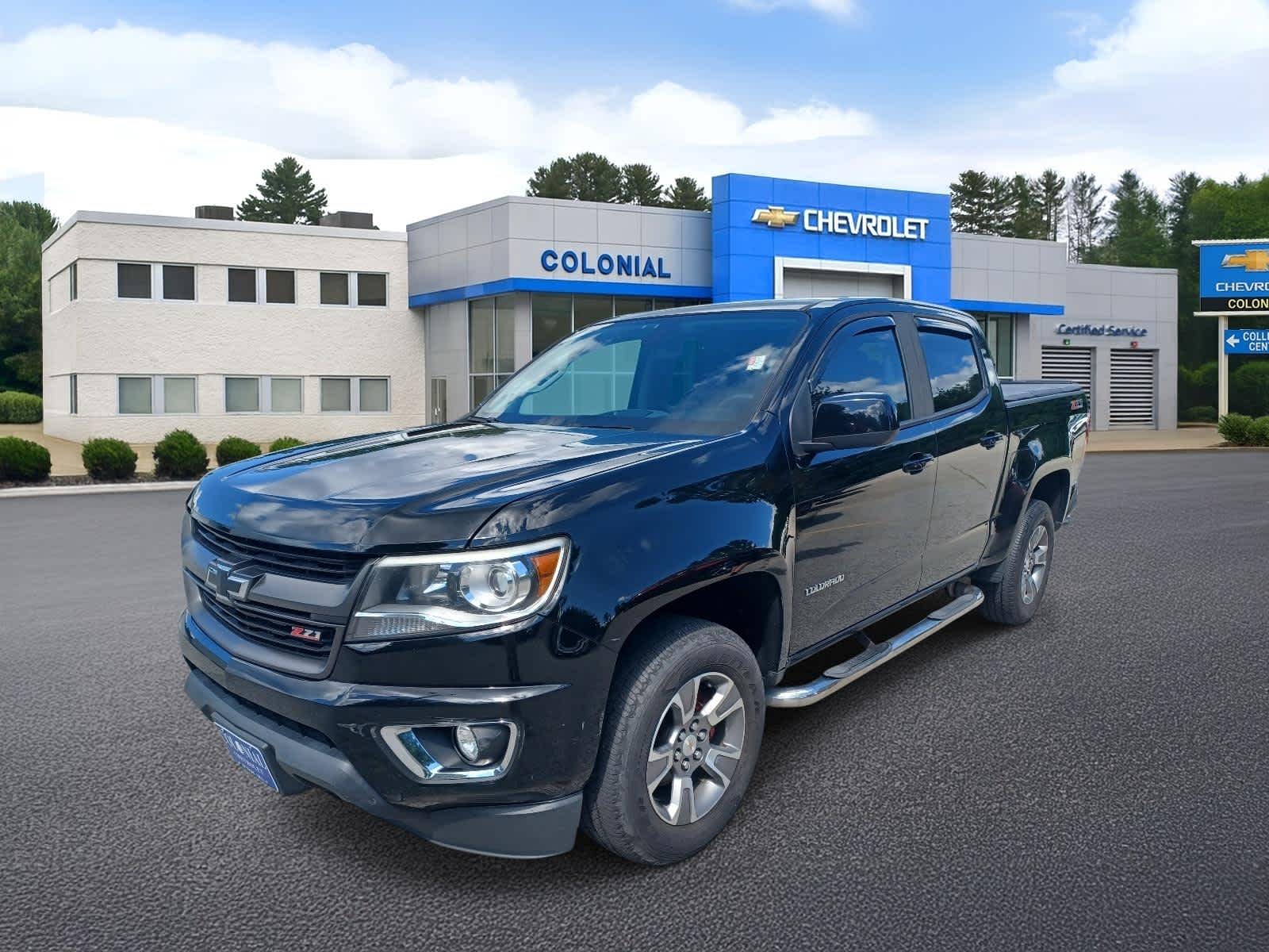 Black 2017 Chevrolet Colorado Pickup Truck Four-Wheel Drive 8-Speed Automatic