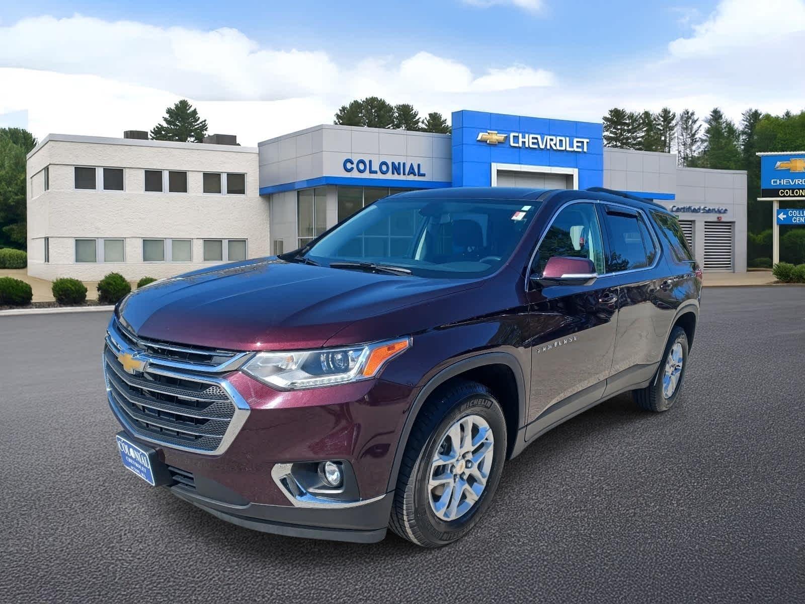 Black Currant Metallic 2019 Chevrolet Traverse LT Cloth AWD SUV / Crossover Four-Wheel Drive 9-Speed Automatic