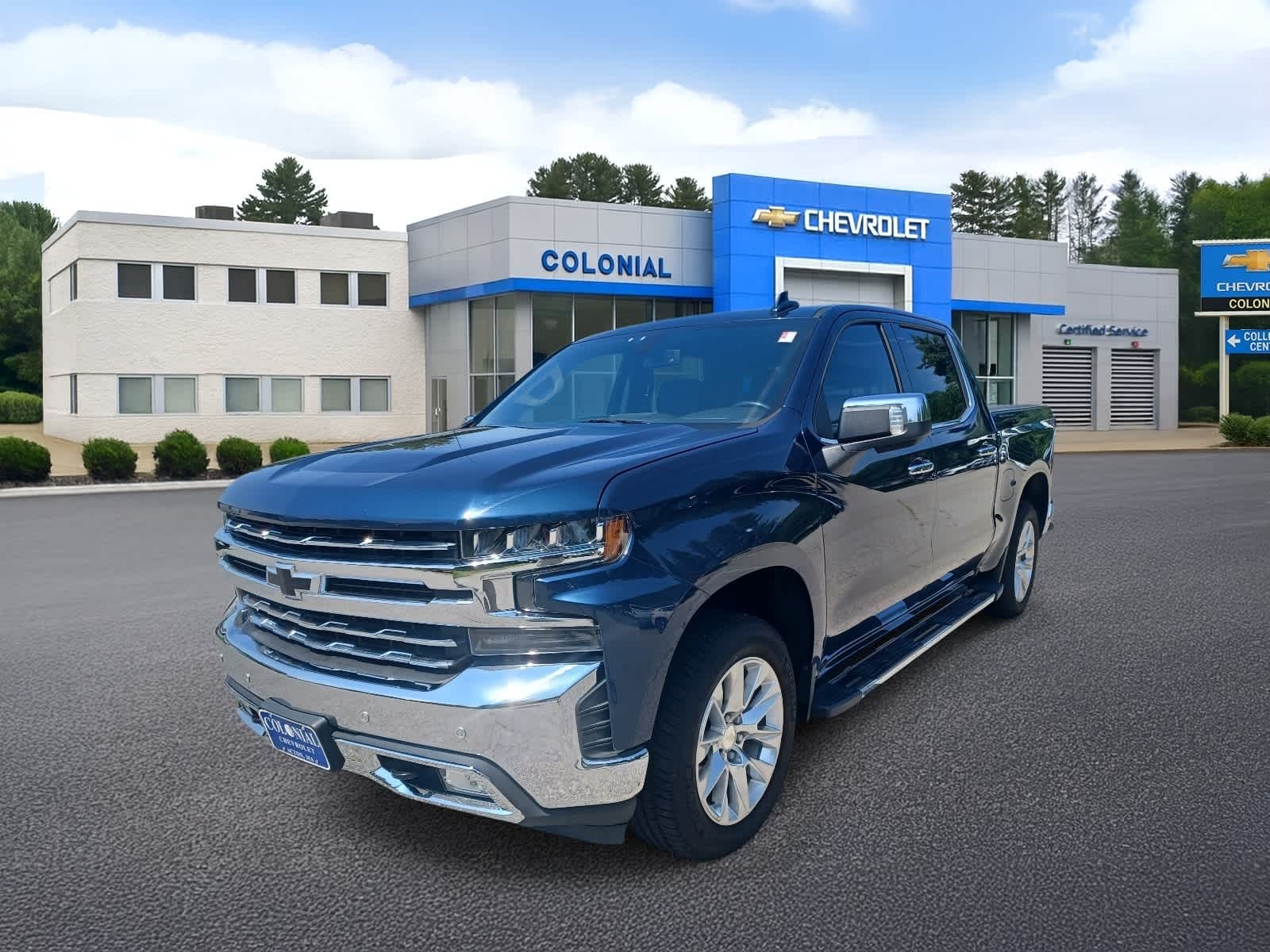 Northsky Blue Metallic 2019 Chevrolet Silverado 1500 Pickup Truck Four-Wheel Drive 8-Speed Automatic