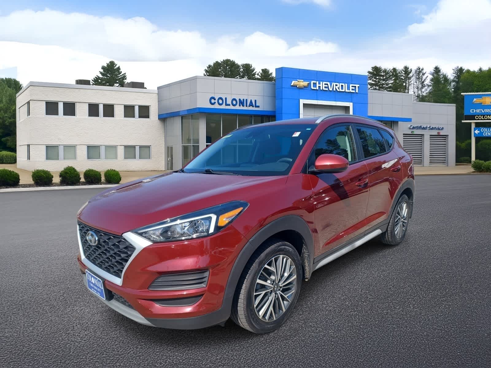 Gemstone Red 2020 Hyundai Tucson SEL AWD SUV / Crossover All-Wheel Drive 6-Speed Automatic