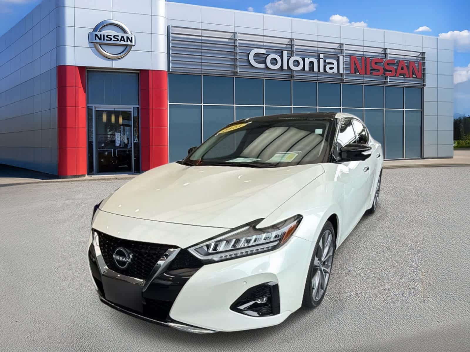 Pearl White Tricoat 2023 Nissan Maxima Sedan Front-Wheel Drive Continuously Variable Transmission