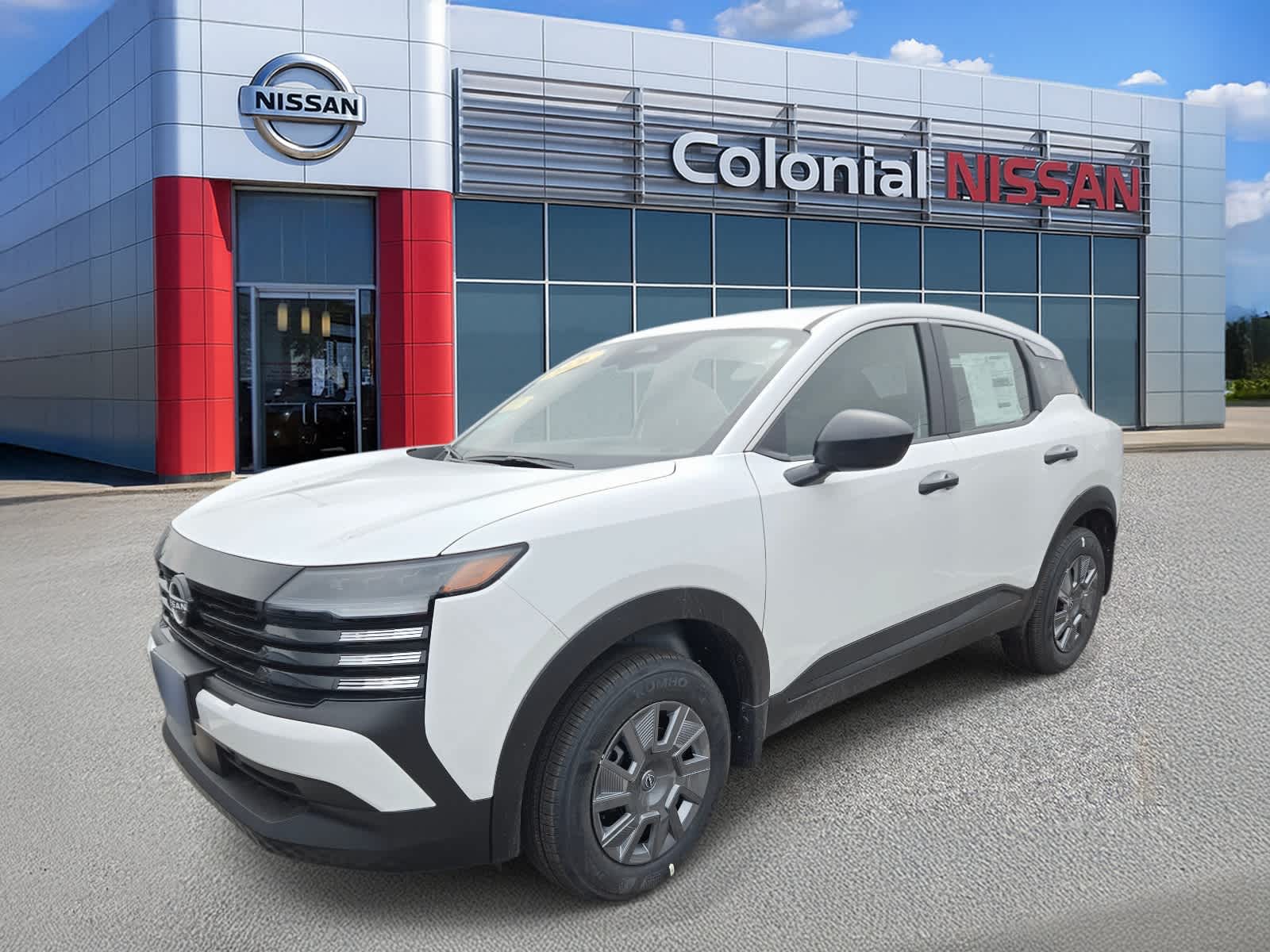 White (Fresh Powder) 2026 Nissan Kicks S AWD SUV / Crossover All-Wheel Drive Continuously Variable Transmission