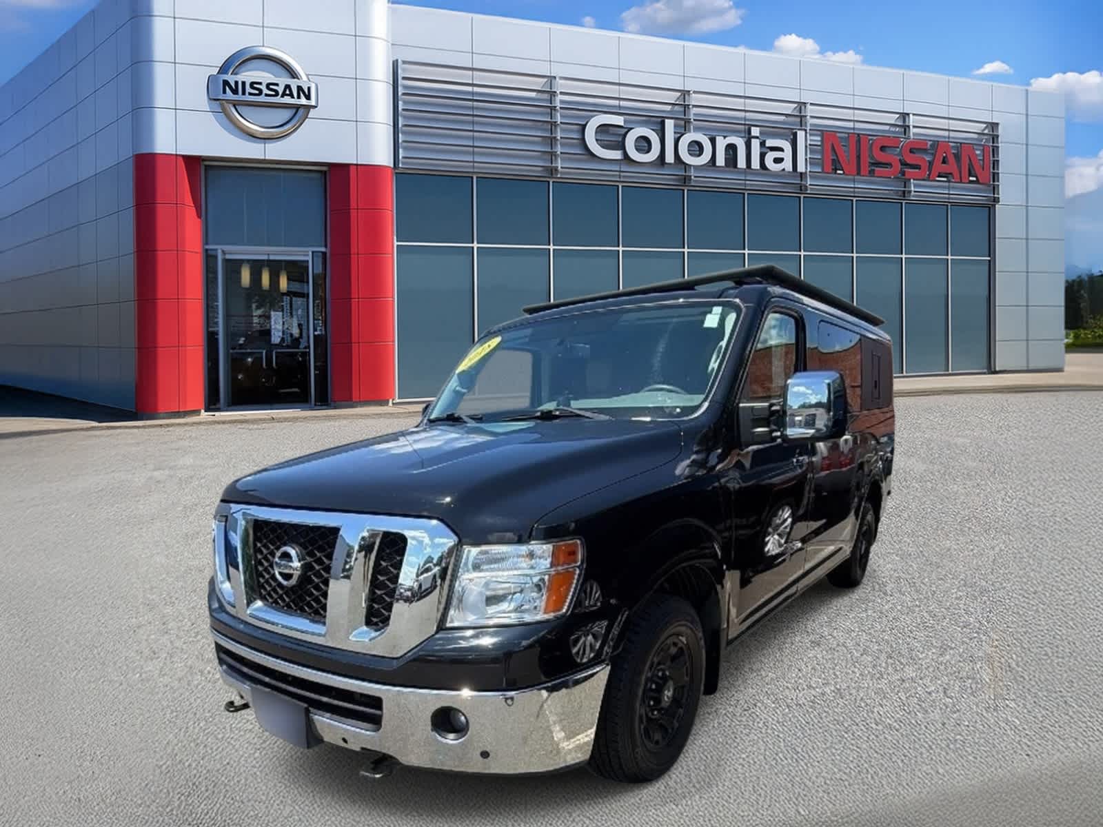 Super Black 2018 Nissan NV Passenger Van Rear-Wheel Drive 7-Speed Automatic