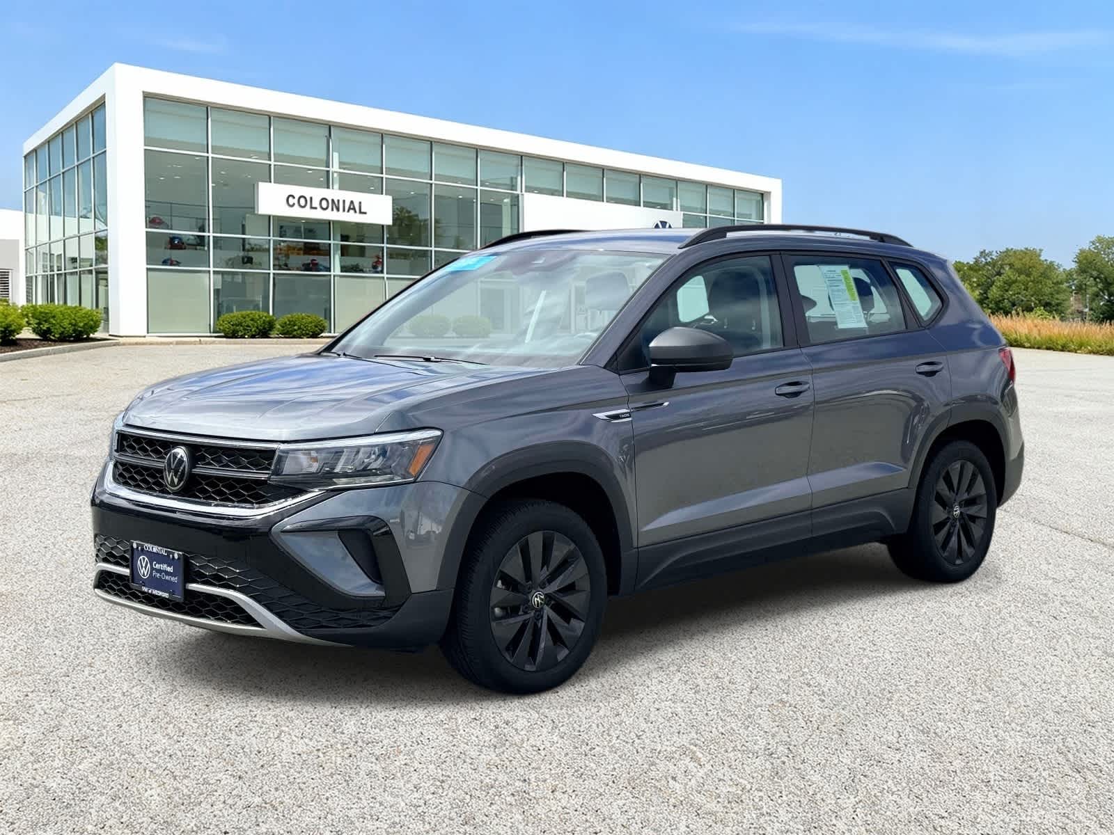 Platinum Gray Metallic 2024 Volkswagen Taos S FWD SUV / Crossover Front-Wheel Drive 8-Speed Automatic