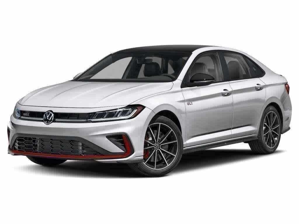 PURE WHITE W/ DEEP BLACK ROOF 2026 Volkswagen Jetta GLI Sedan Front-Wheel Drive 6-Speed Manual