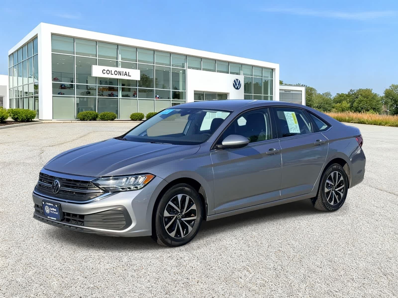 Pyrite Silver Metallic 2024 Volkswagen Jetta Sedan Front-Wheel Drive 8-Speed Automatic