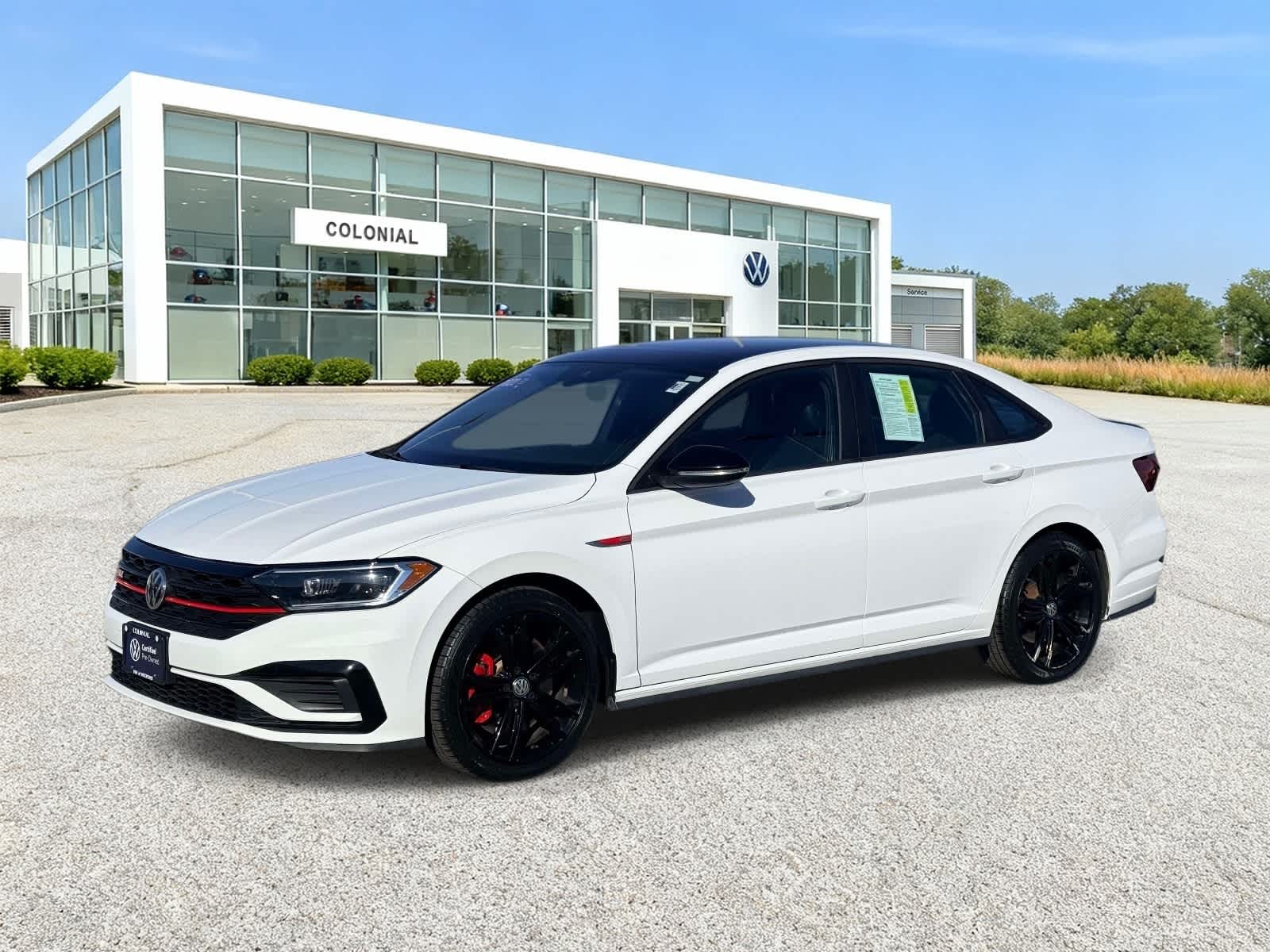 Pure White 2021 Volkswagen Jetta GLI Autobahn FWD Sedan Front-Wheel Drive 7-Speed Automatic