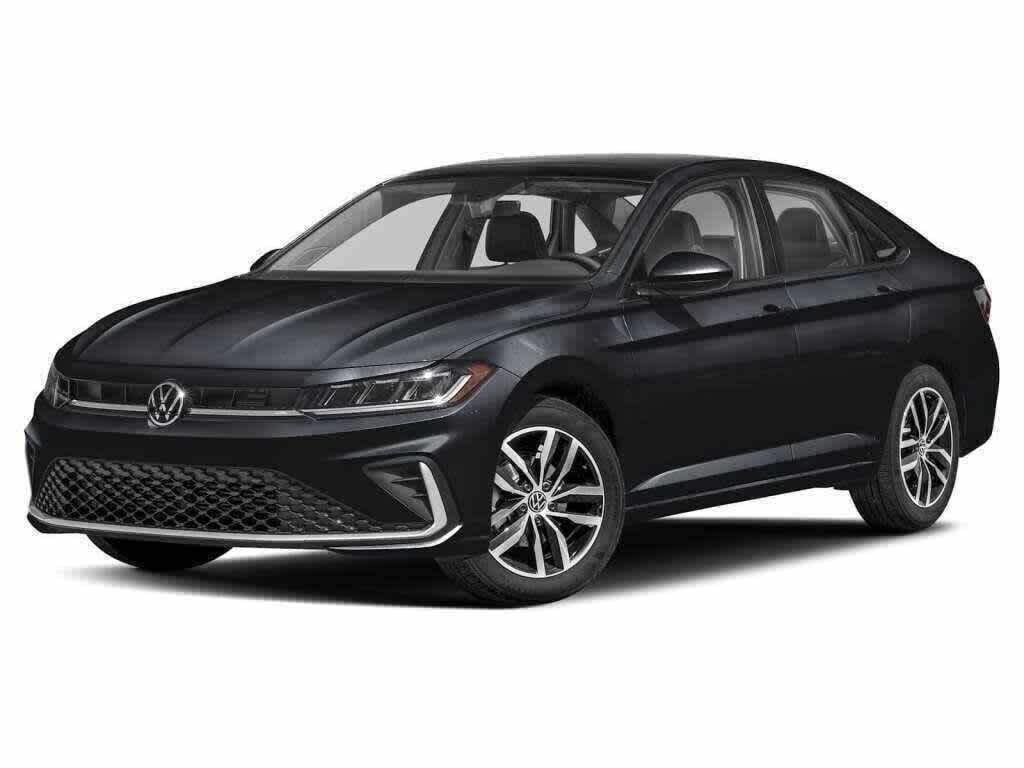 Deep Black Pearl 2026 Volkswagen Jetta Sedan Front-Wheel Drive 8-Speed Automatic
