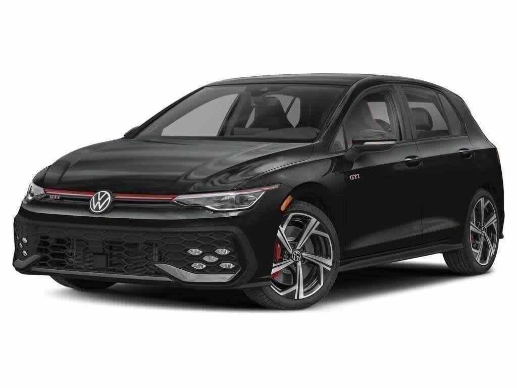 Mythos Black Metallic 2026 Volkswagen Golf GTI Hatchback Front-Wheel Drive 7-Speed Automatic