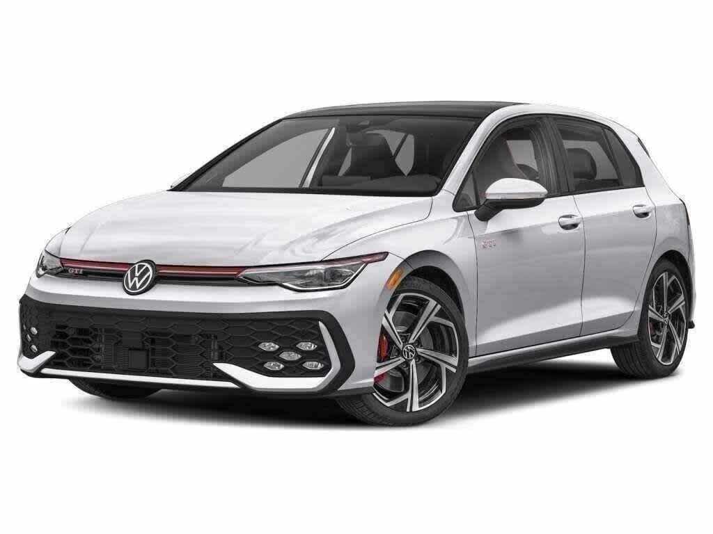 Opal White Pearl 2026 Volkswagen Golf GTI Hatchback Front-Wheel Drive 7-Speed Automatic