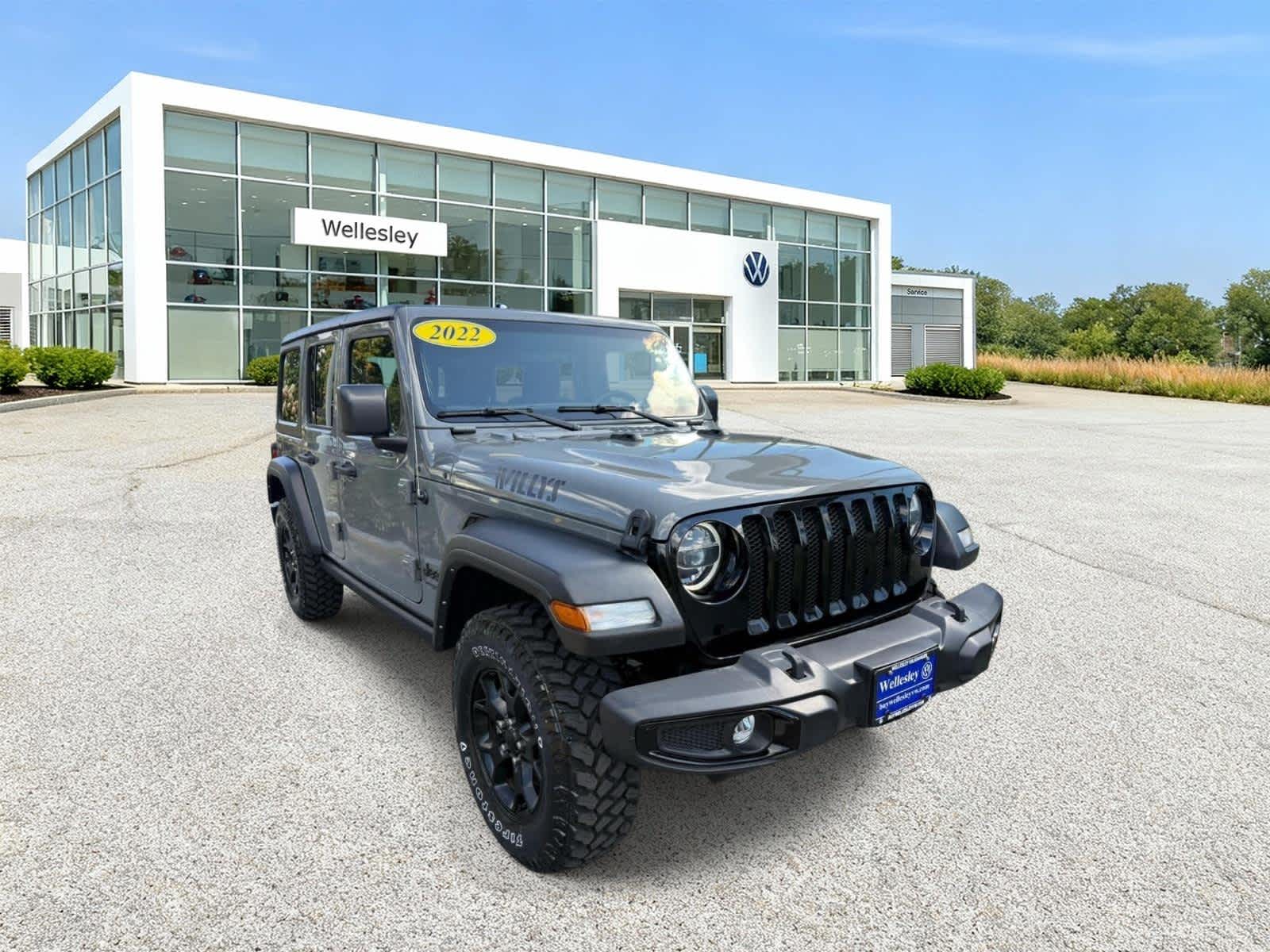 Sting-Gray Clearcoat 2022 Jeep Wrangler SUV / Crossover Four-Wheel Drive 8-Speed Automatic