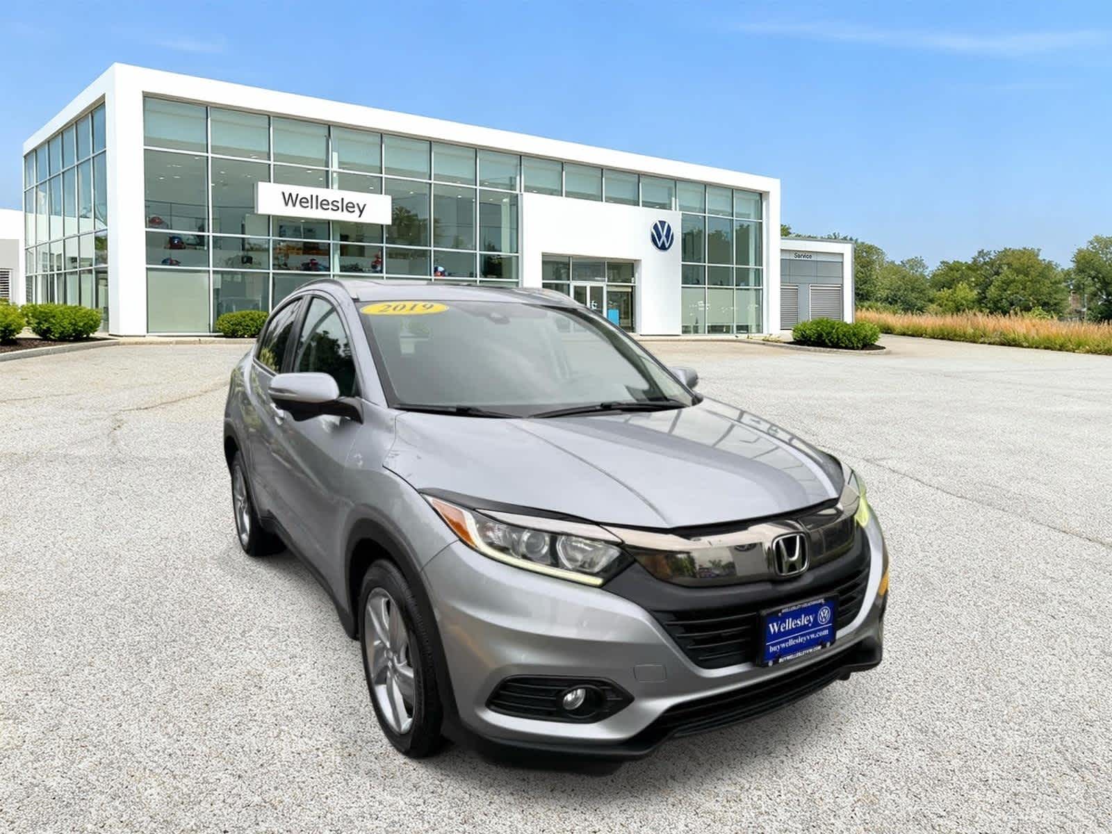 Lunar Silver Metallic 2019 Honda HR-V SUV / Crossover All-Wheel Drive Continuously Variable Transmission