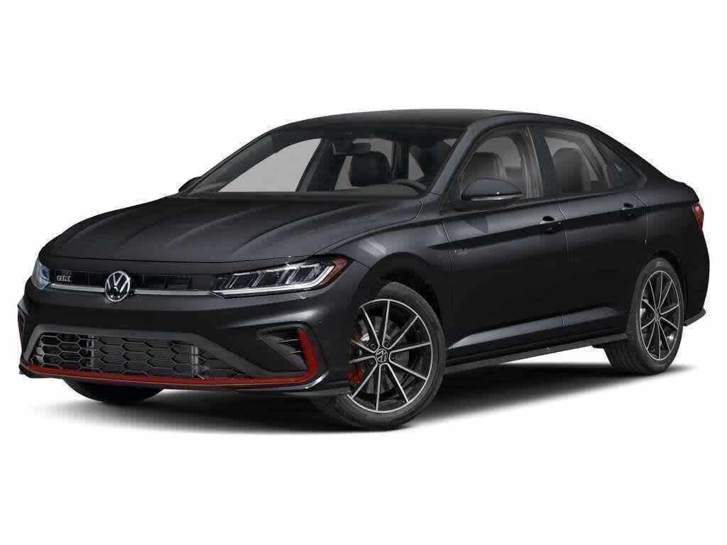 Deep Black Pearl 2026 Volkswagen Jetta GLI Autobahn FWD Sedan Front-Wheel Drive 7-Speed Automatic