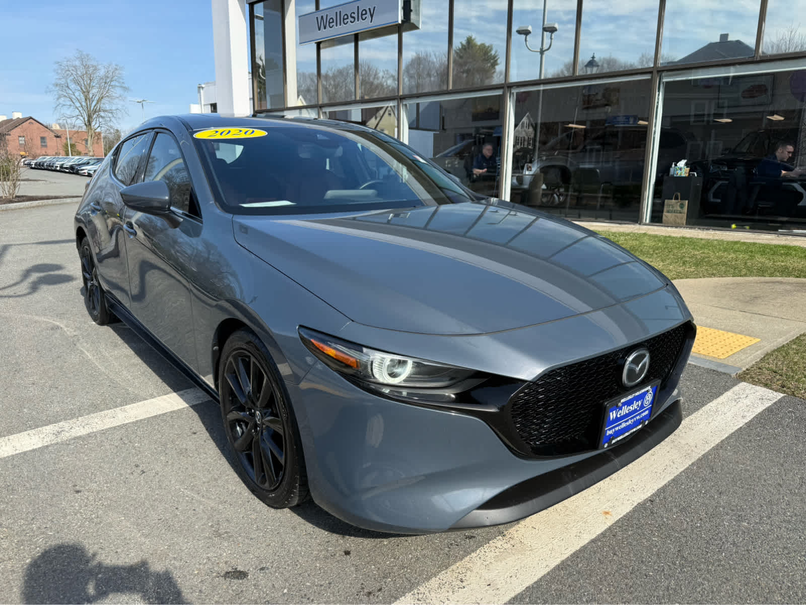 Polymetal Gray Metallic 2020 Mazda MAZDA3 Premium Hatchback FWD Hatchback Front-Wheel Drive 6-Speed Automatic