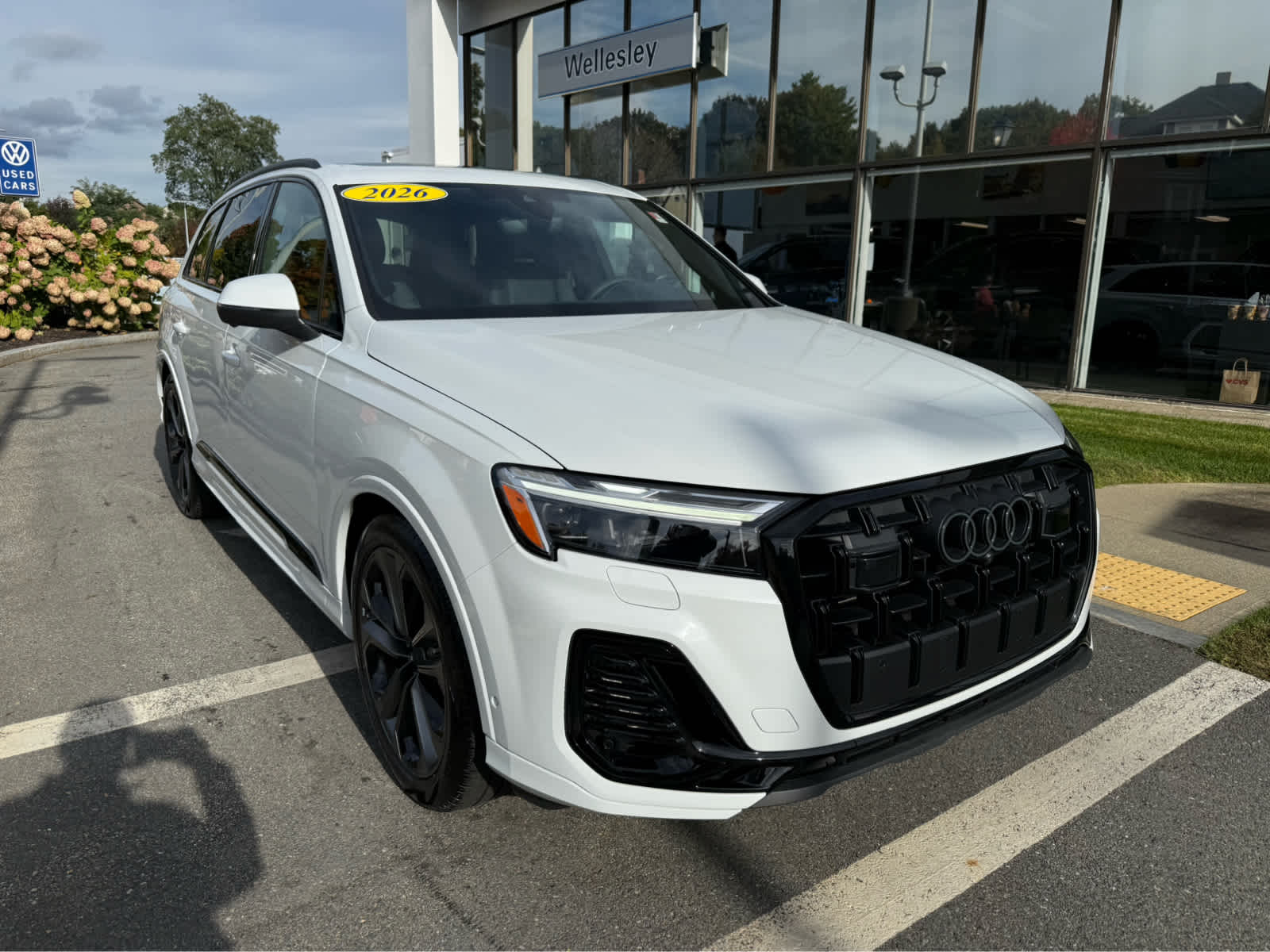 Glacier White Metallic 2026 Audi Q7 SUV / Crossover All-Wheel Drive 8-Speed Automatic