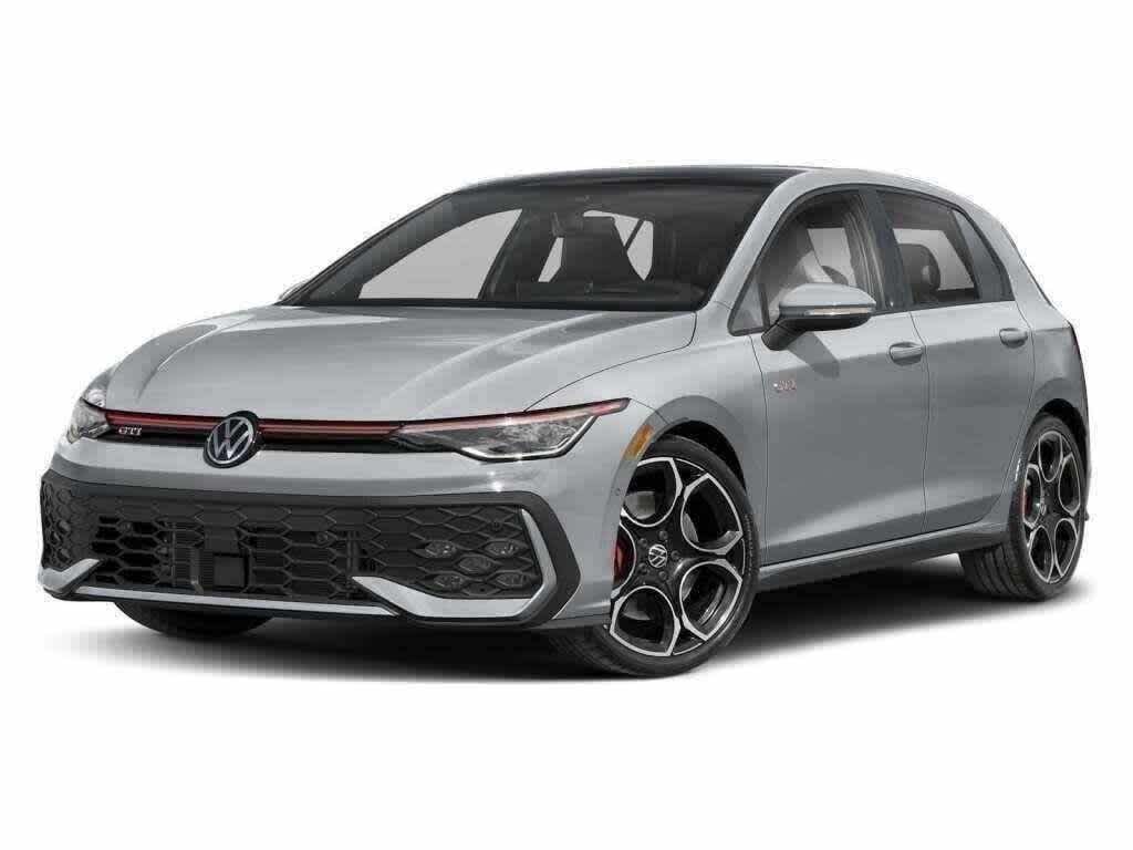 Moonstone Gray 2026 Volkswagen Golf GTI Autobahn FWD Hatchback Front-Wheel Drive 7-Speed Automatic