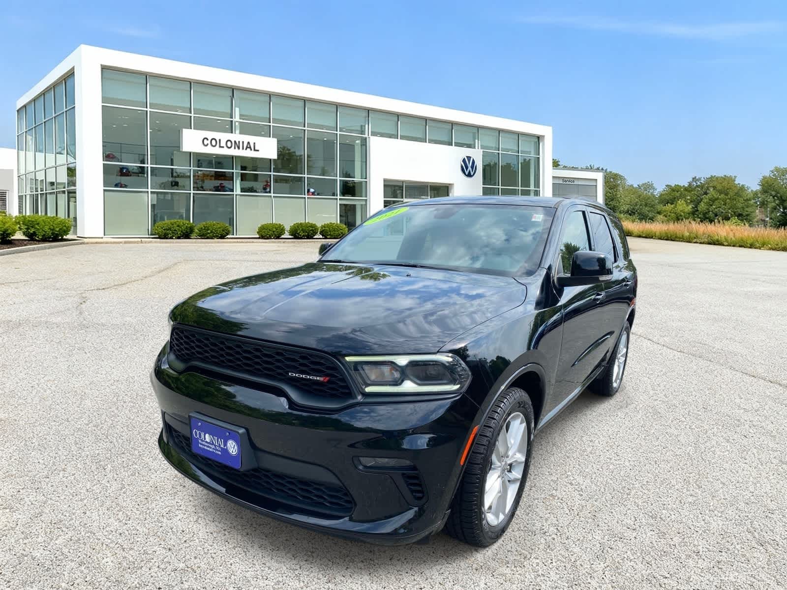 DB Black Clearcoat 2021 Dodge Durango SUV / Crossover All-Wheel Drive 8-Speed Automatic