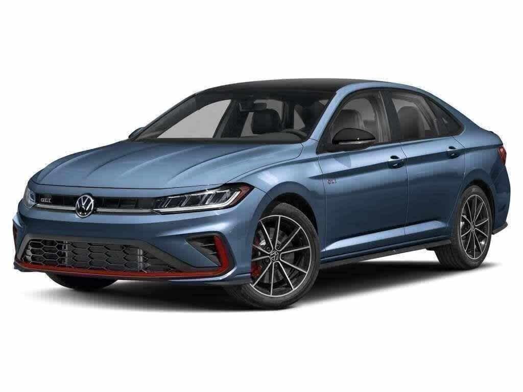 Monterey Blue Pearl w/Deep Black Roof 2026 Volkswagen Jetta GLI Sedan Front-Wheel Drive 6-Speed Manual