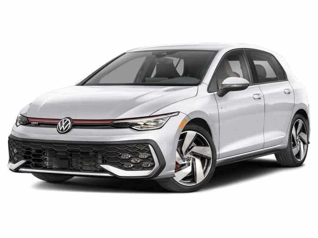 Opal White Pearl 2026 Volkswagen Golf GTI S FWD Hatchback Front-Wheel Drive 7-Speed Automatic