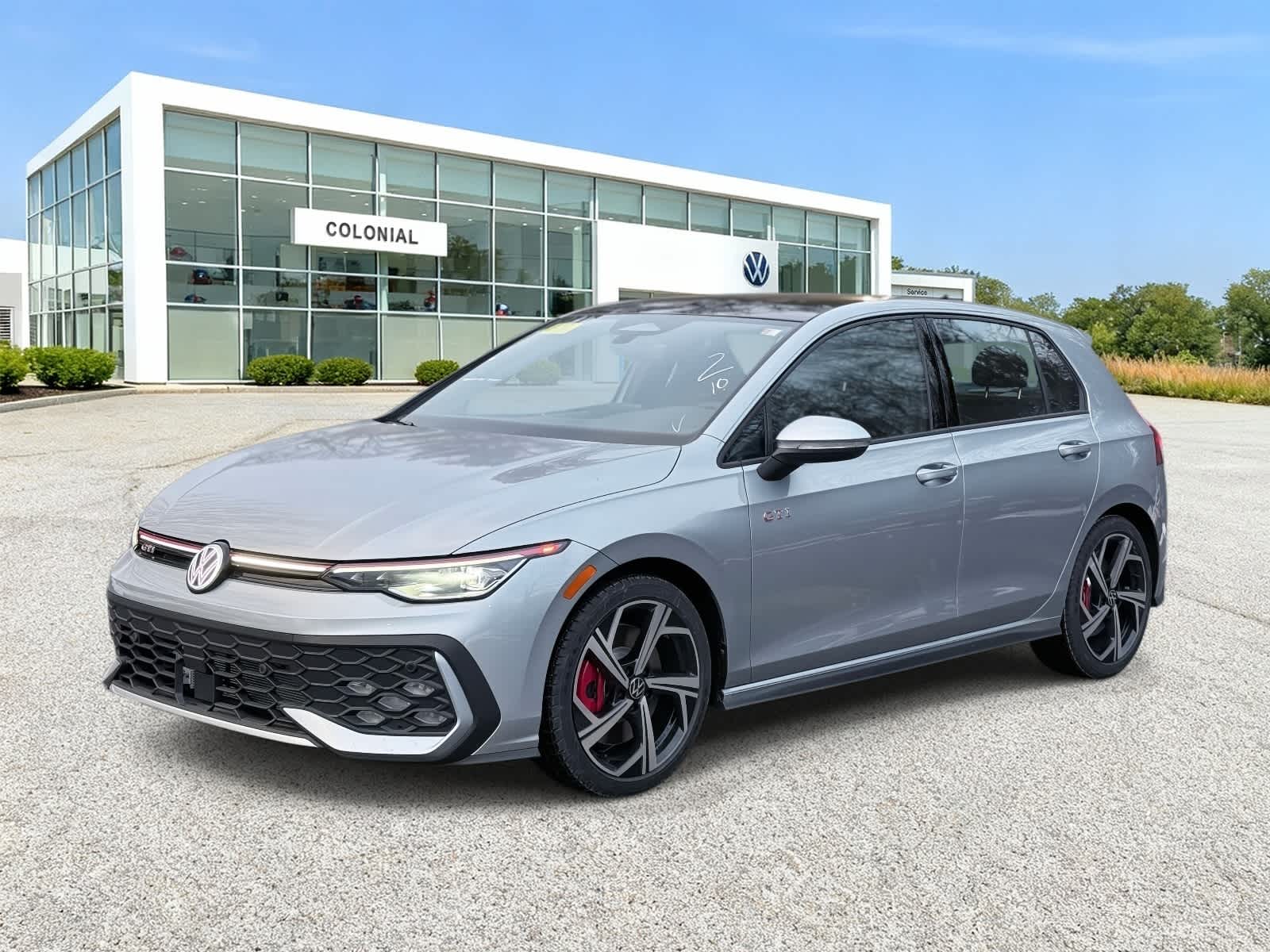 Alpine Silver Metallic 2026 Volkswagen Golf GTI SE FWD Hatchback Front-Wheel Drive 7-Speed Automatic