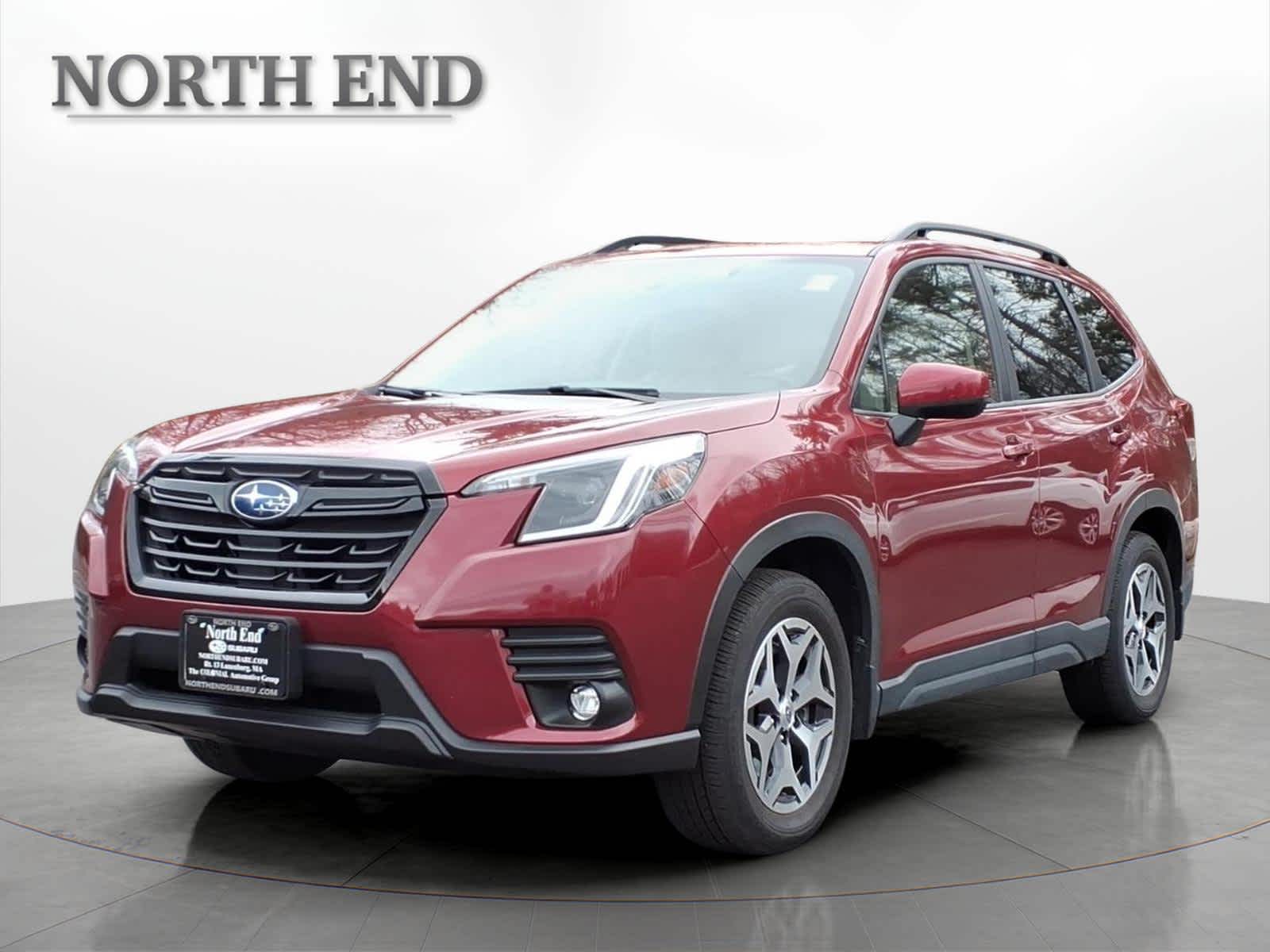 Crimson Red Pearl 2024 Subaru Forester Premium Crossover AWD SUV / Crossover All-Wheel Drive Continuously Variable Transmission