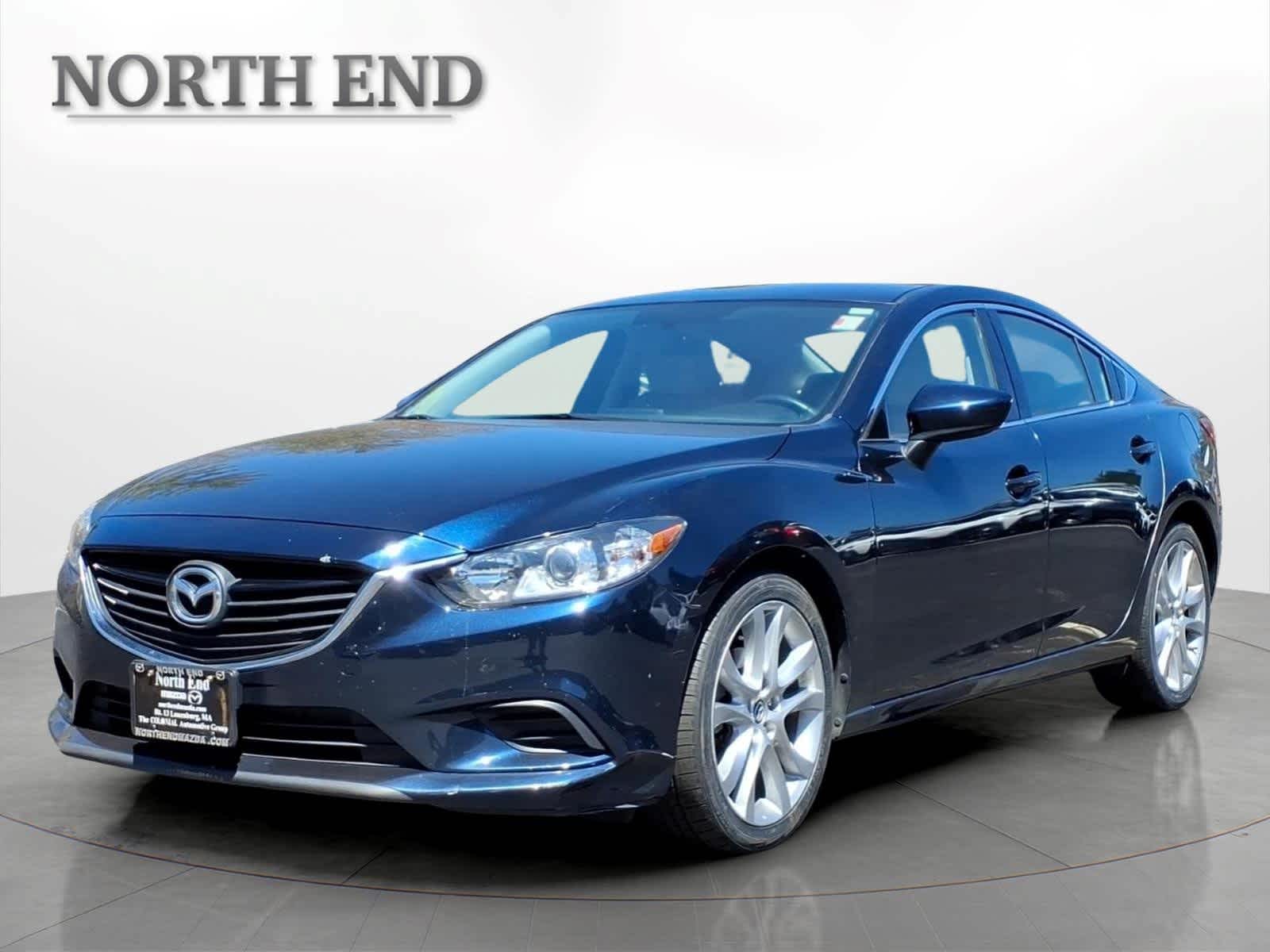 Deep Crystal Blue 2016 Mazda MAZDA6 i Touring Sedan Front-Wheel Drive Automatic