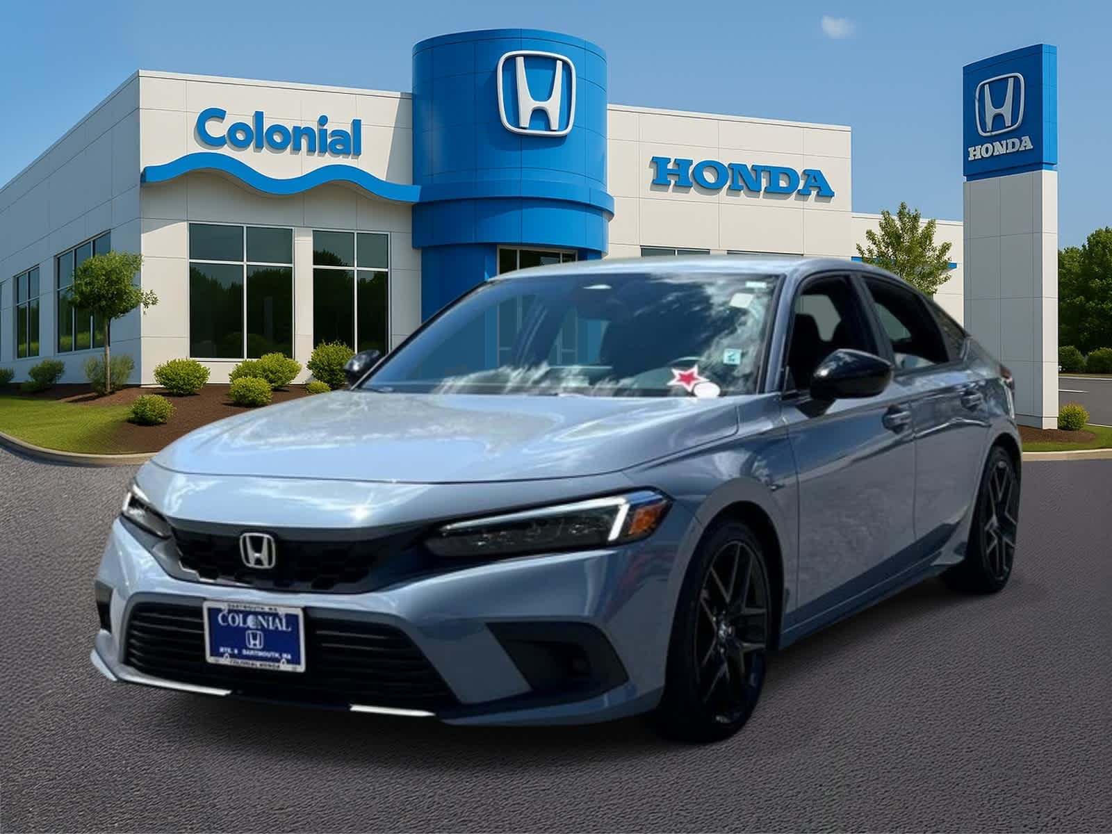 Sonic Gray Pearl 2024 Honda Civic Hatchback Hatchback Front-Wheel Drive Continuously Variable Transmission