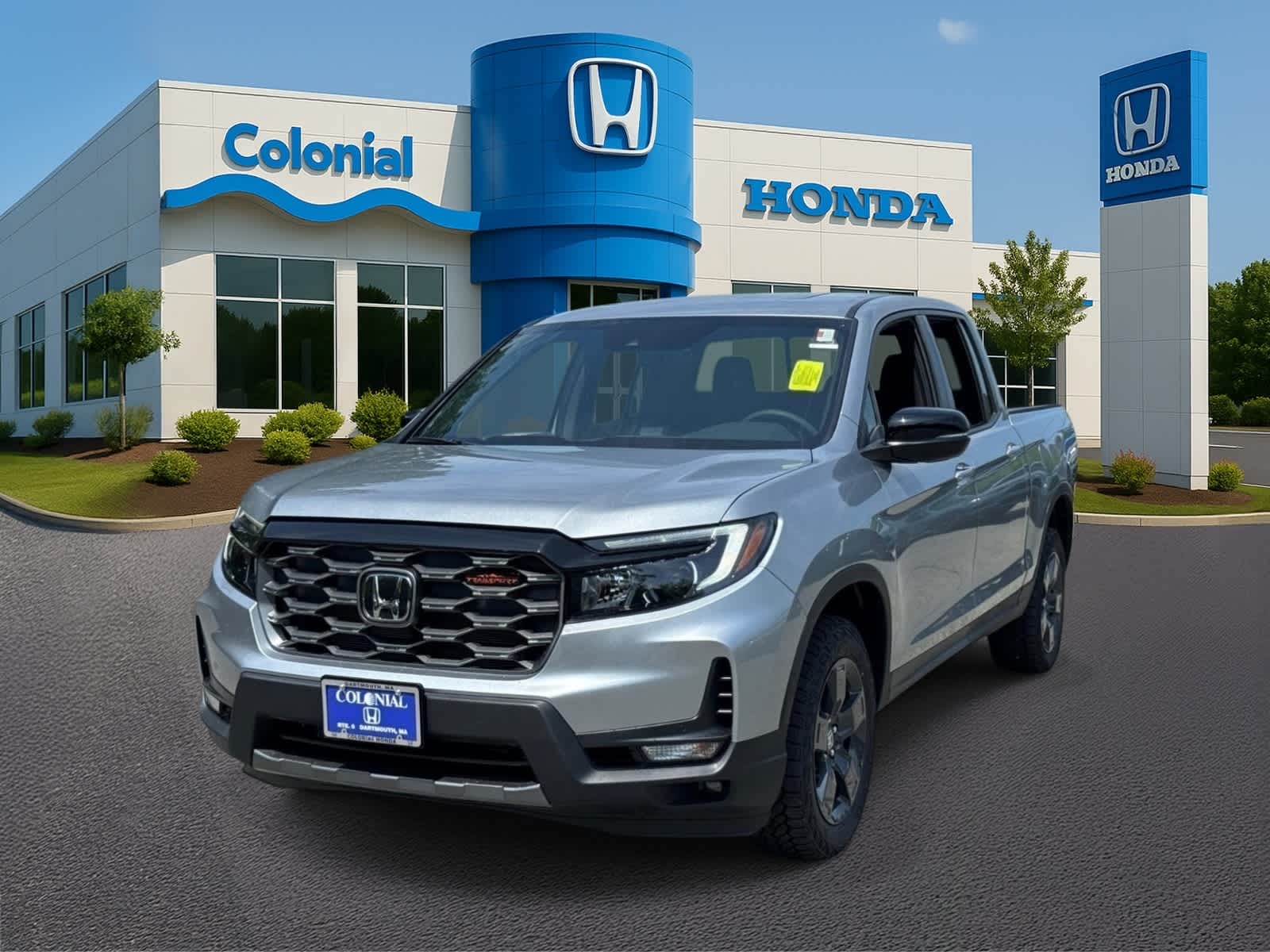 Solar Silver Metallic 2026 Honda Ridgeline Pickup Truck All-Wheel Drive 9-Speed Automatic