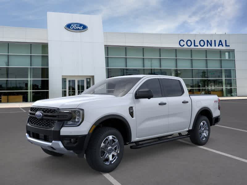 Oxford White 2026 Ford Ranger XLT SuperCrew 4WD Pickup Truck Four-Wheel Drive Automatic