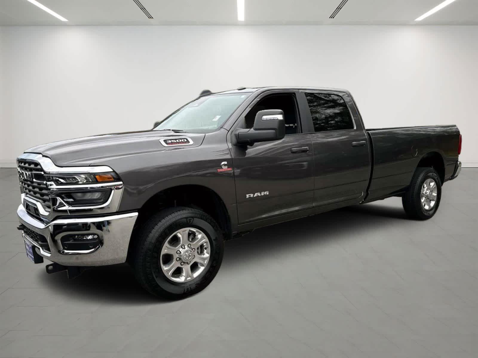 Gray (Granite Crystal Metallic Clearcoat) 2025 RAM 3500 Big Horn Crew Cab LB 4WD Pickup Truck Four-Wheel Drive 8-Speed Automatic