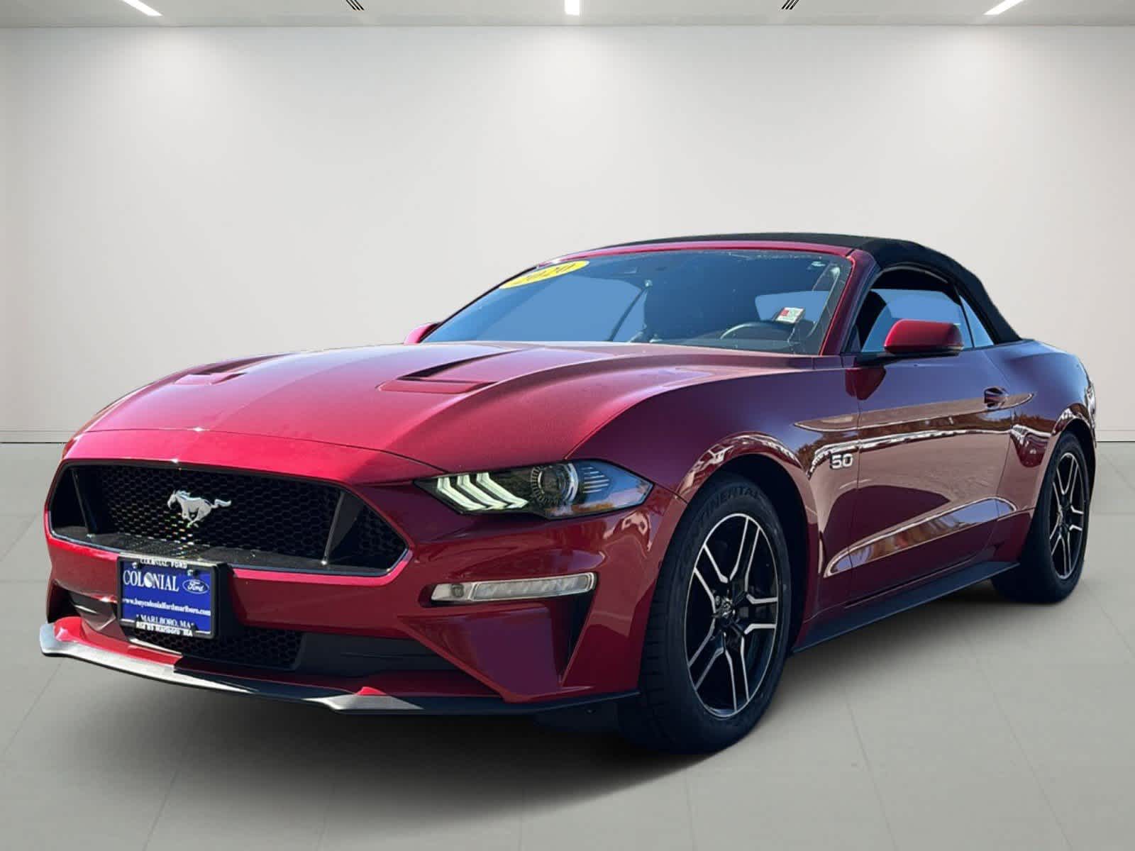 Rapid Red Metallic Tinted Clearcoat 2020 Ford Mustang Convertible Rear-Wheel Drive Automatic
