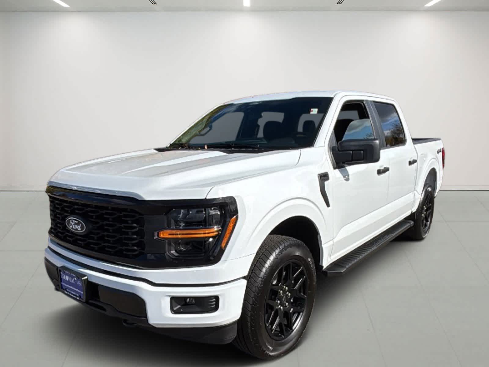 Oxford White 2025 Ford F-150 STX SuperCrew 4WD Pickup Truck Four-Wheel Drive Automatic
