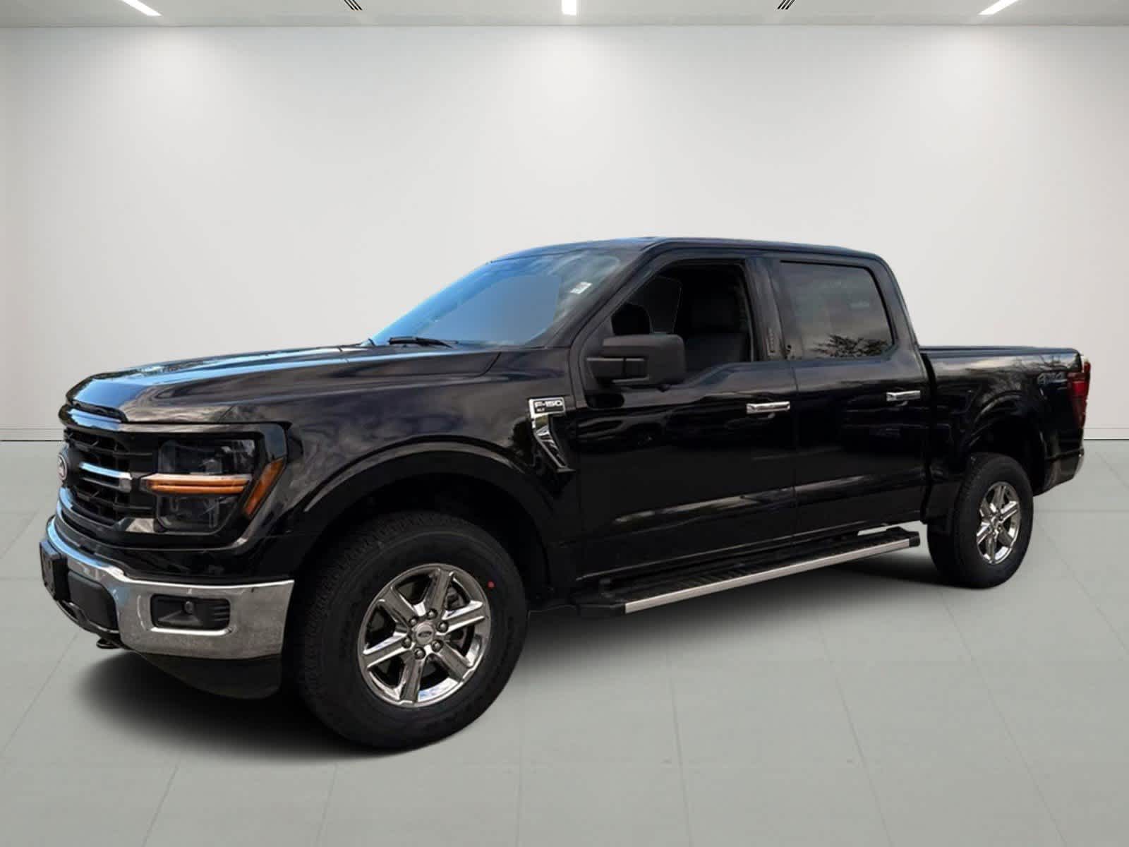 Agate Black Metallic 2024 Ford F-150 Pickup Truck Four-Wheel Drive Automatic