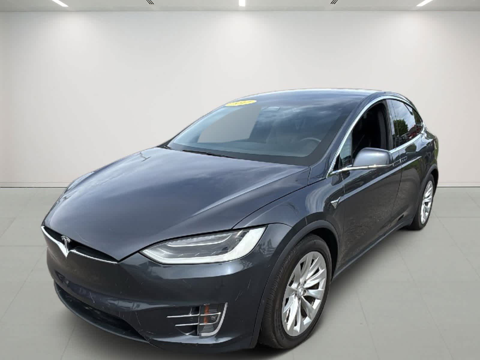 Gray 2017 Tesla Model X 90D AWD SUV / Crossover All-Wheel Drive 1-Speed Automatic