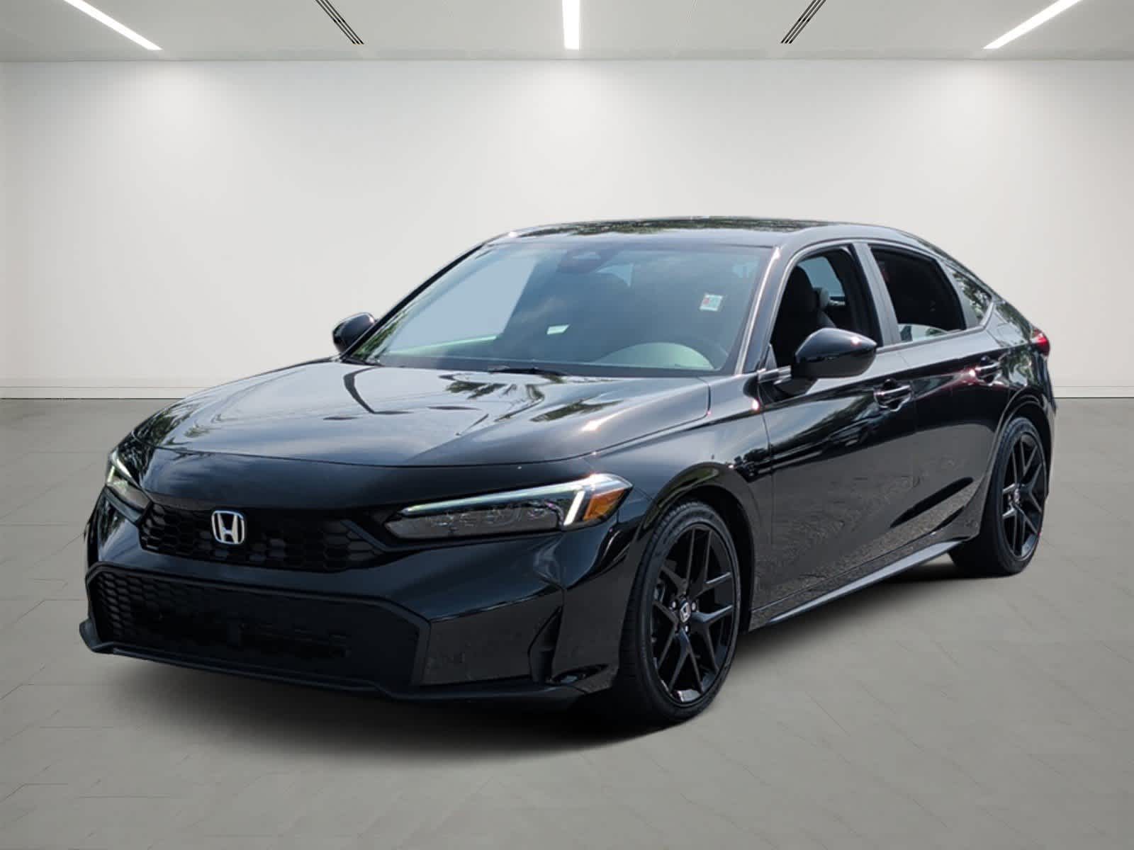 Crystal Black Pearl 2025 Honda Civic Hatchback Hatchback Front-Wheel Drive Continuously Variable Transmission
