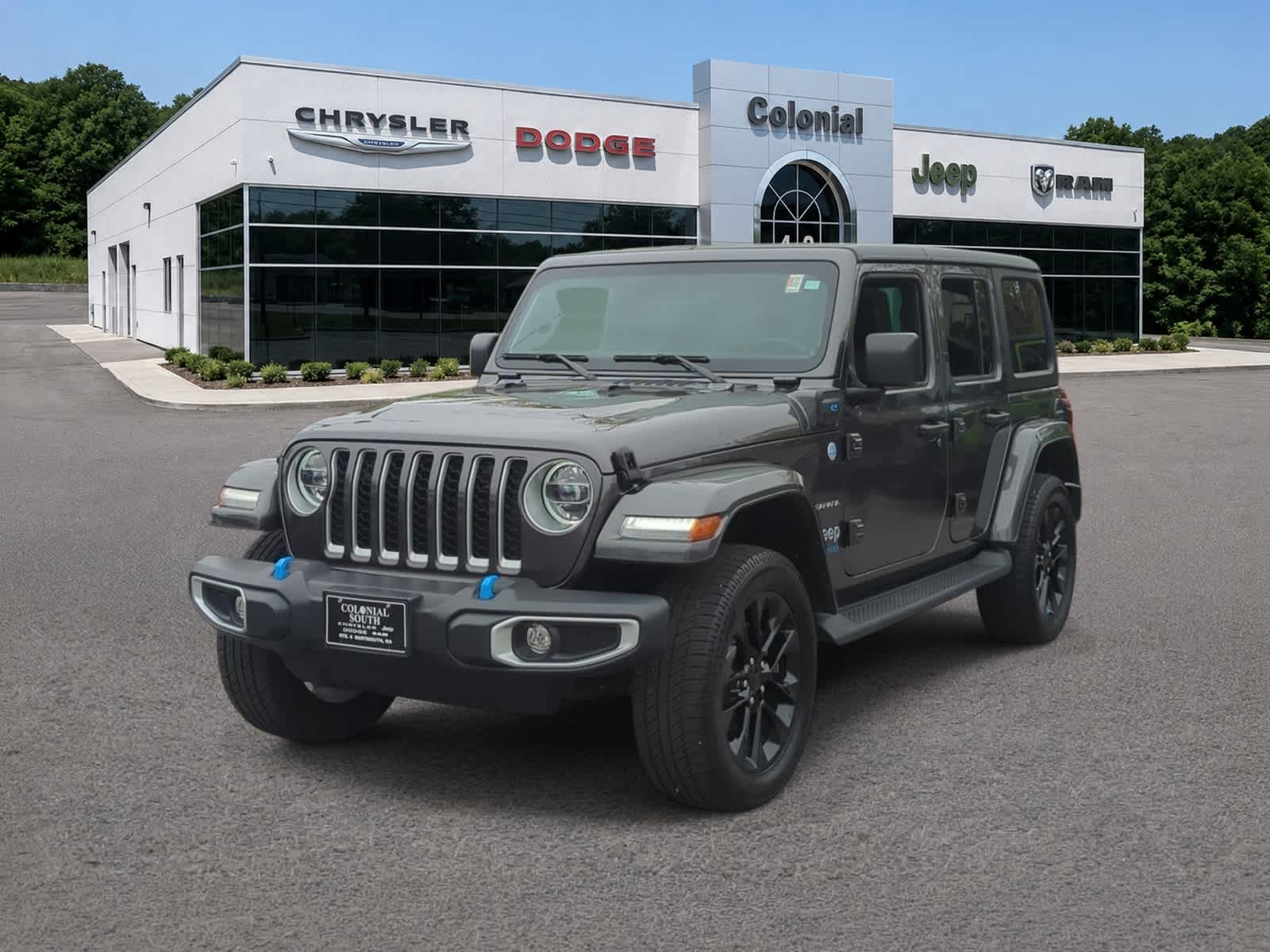 Granite Crystal Met. Clear Coat 2022 Jeep Wrangler 4xe SUV / Crossover Four-Wheel Drive 8-Speed Automatic