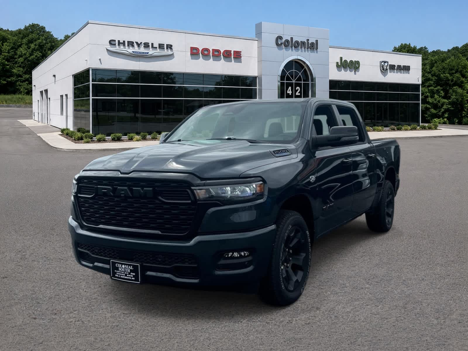 Forged Blue Metallic 2026 RAM 1500 Pickup Truck Four-Wheel Drive 8-Speed Automatic