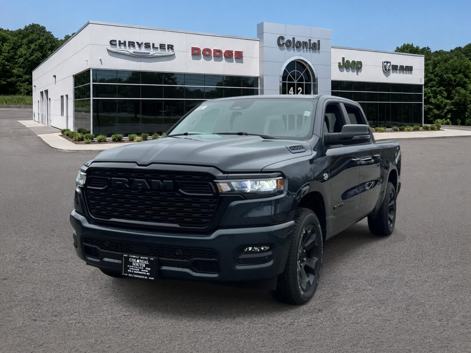 Forged Blue Metallic 2026 RAM 1500 Pickup Truck Four-Wheel Drive 8-Speed Automatic