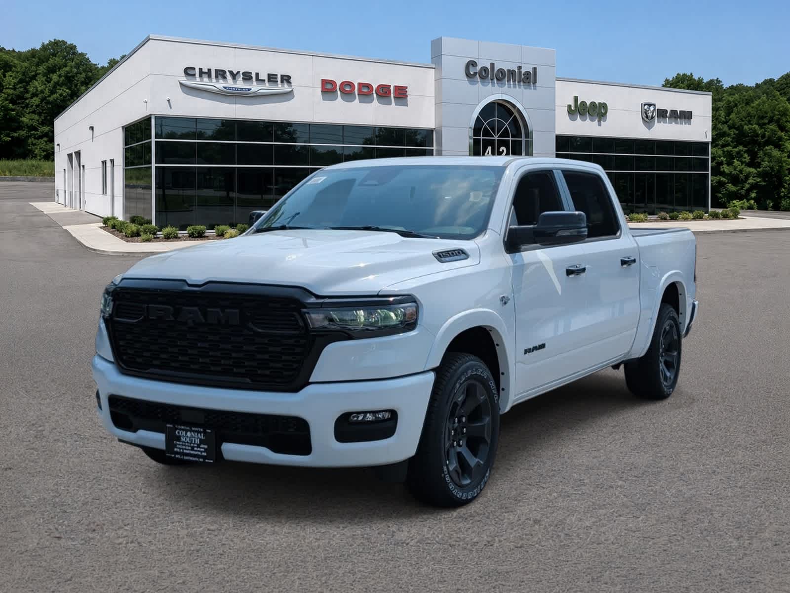 Bright White Clearcoat 2026 RAM 1500 Pickup Truck Four-Wheel Drive 8-Speed Automatic