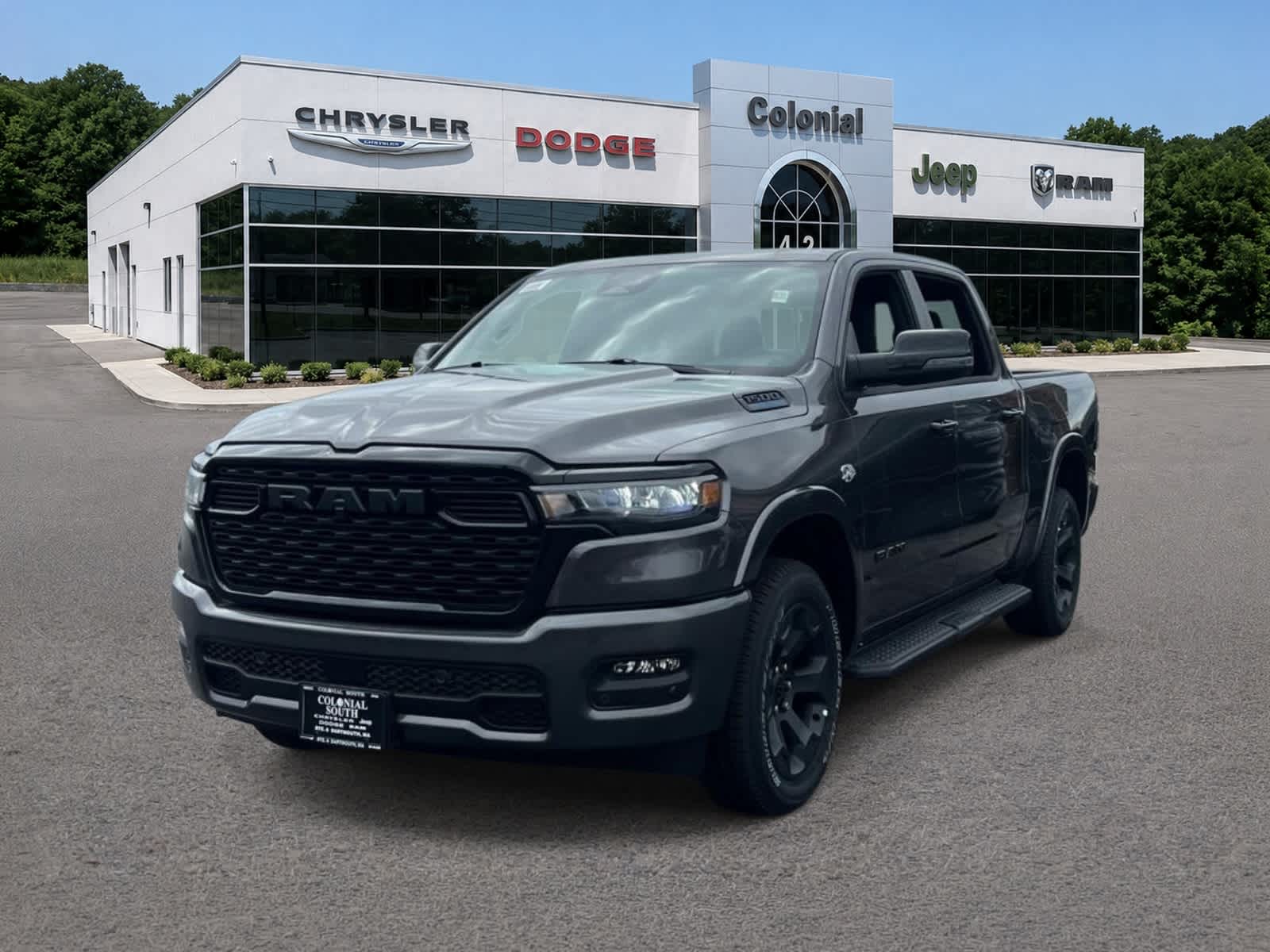 Gray (Granite Crystal Metallic Clearcoat) 2026 RAM 1500 Pickup Truck Four-Wheel Drive 8-Speed Automatic