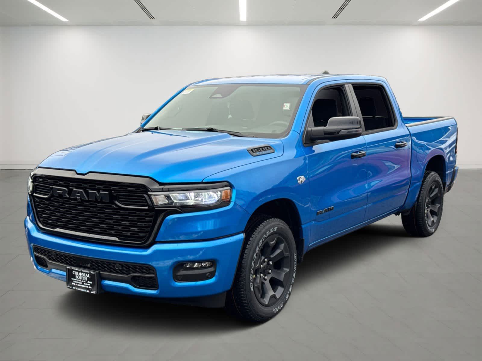 Hydro Blue Pearlcoat 2026 RAM 1500 Big Horn Crew Cab 4WD Pickup Truck Four-Wheel Drive 8-Speed Automatic