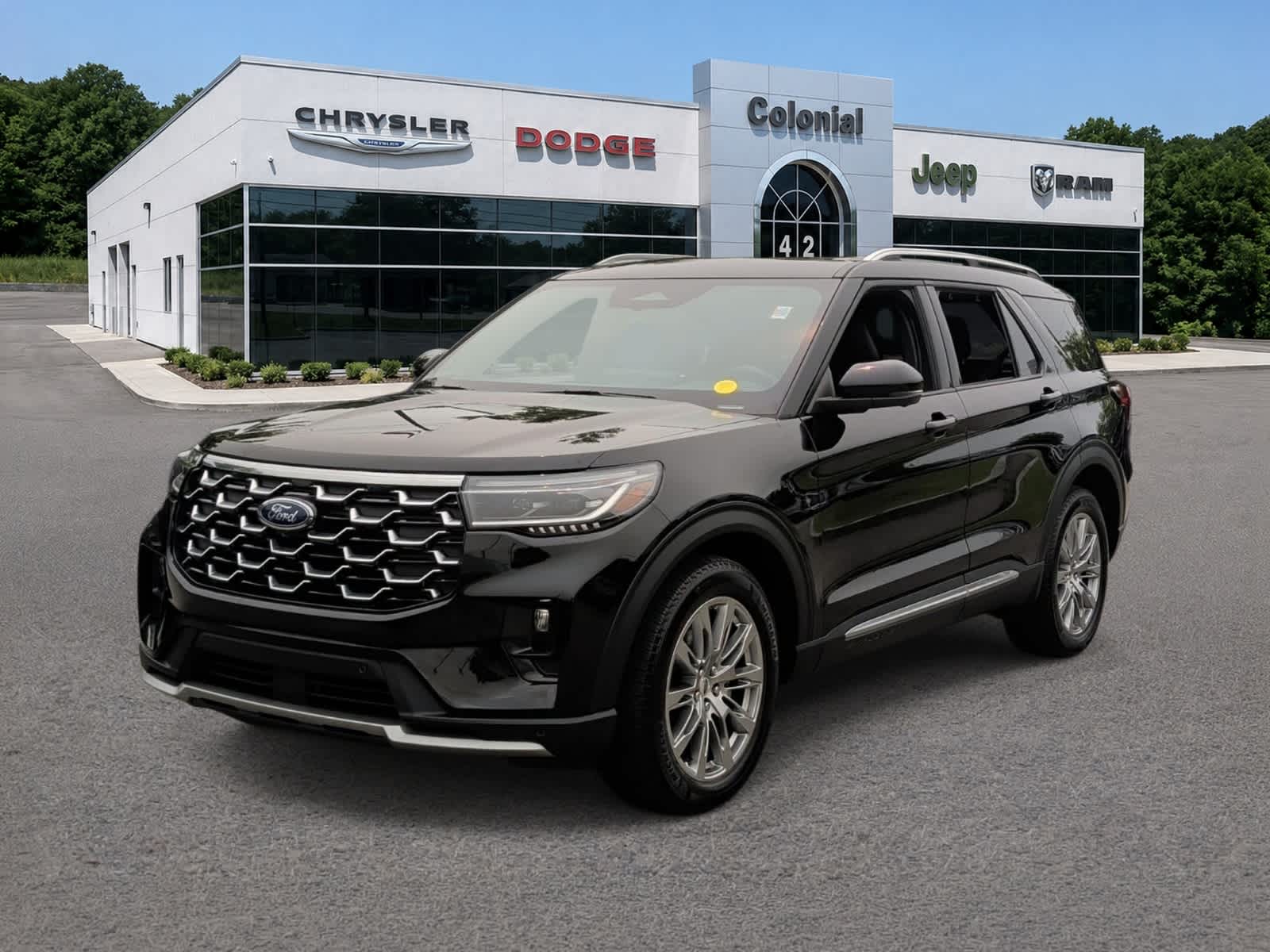 Agate Black 2025 Ford Explorer SUV / Crossover All-Wheel Drive Automatic