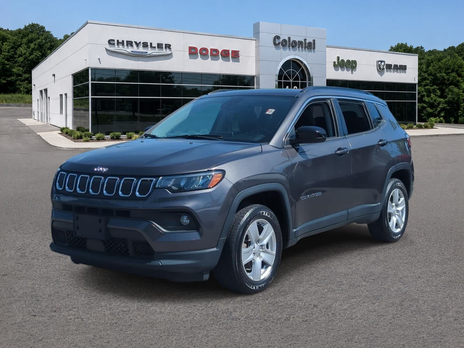 Gray (Granite Crystal Metallic Clearcoat) 2022 Jeep Compass SUV / Crossover Four-Wheel Drive 9-Speed Automatic