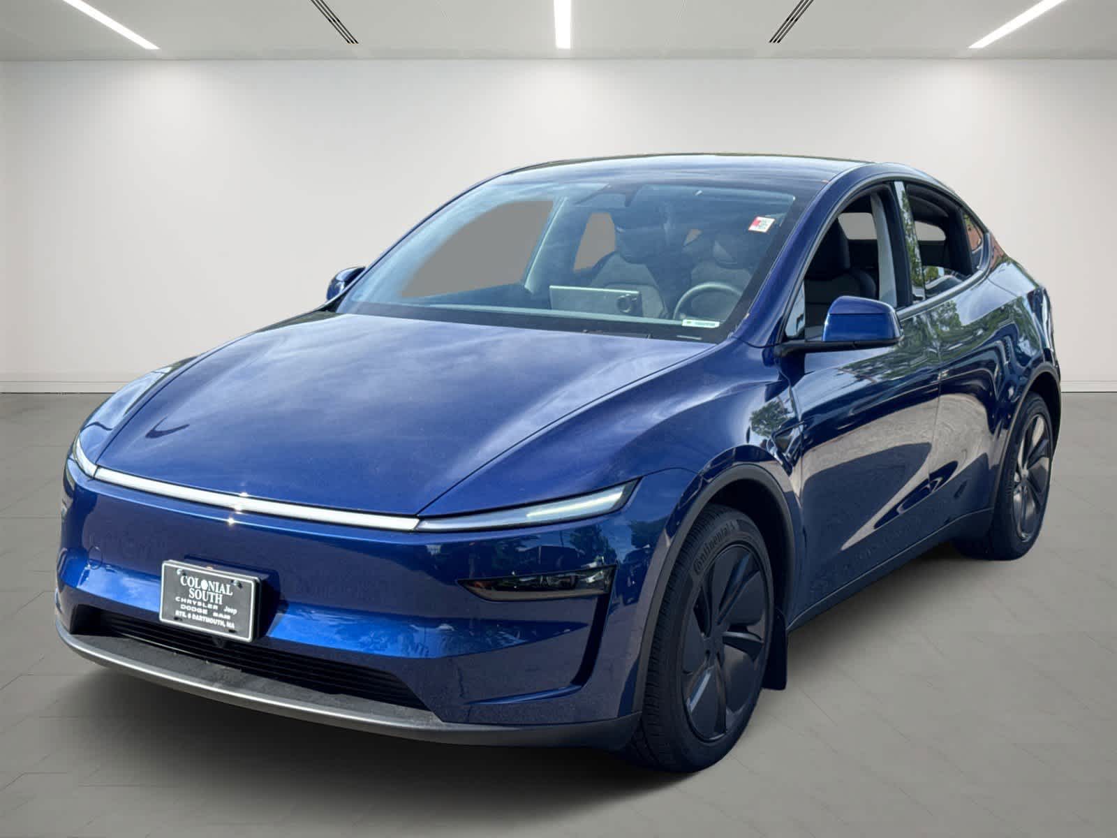 Deep Blue Metallic 2026 Tesla Model Y Rear-Wheel Drive 1-Speed Automatic