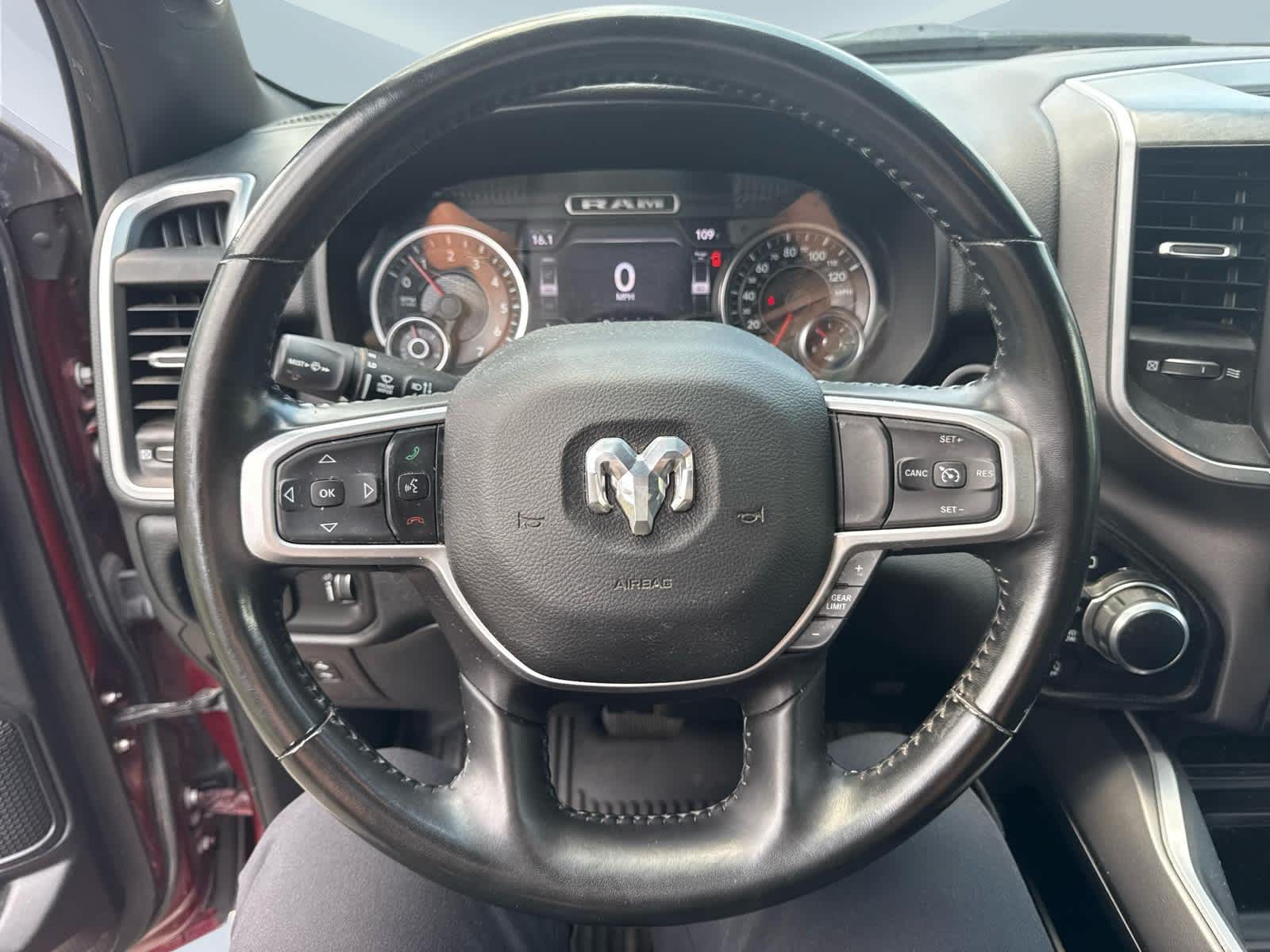2021 Ram 1500 Big Horn Delmonico Red Pearlcoat at Baglier Buick GMC Mazda