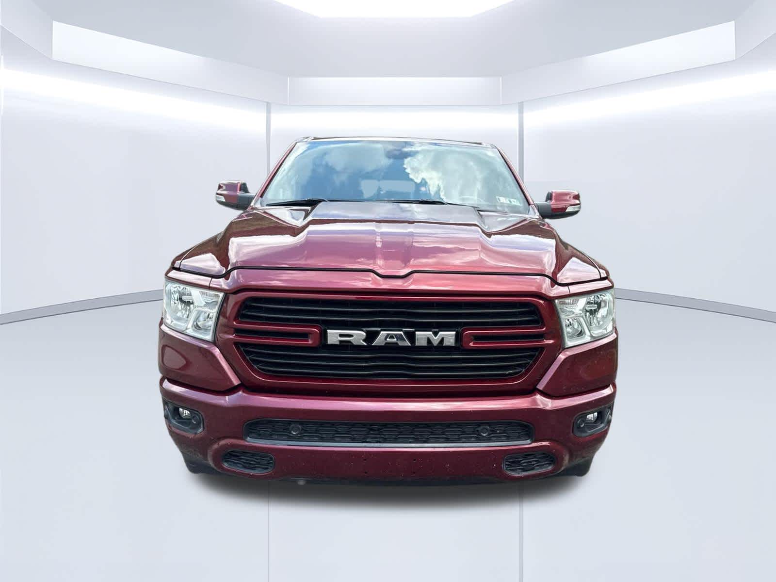 2021 Ram 1500 Big Horn Delmonico Red Pearlcoat at Baglier Buick GMC Mazda