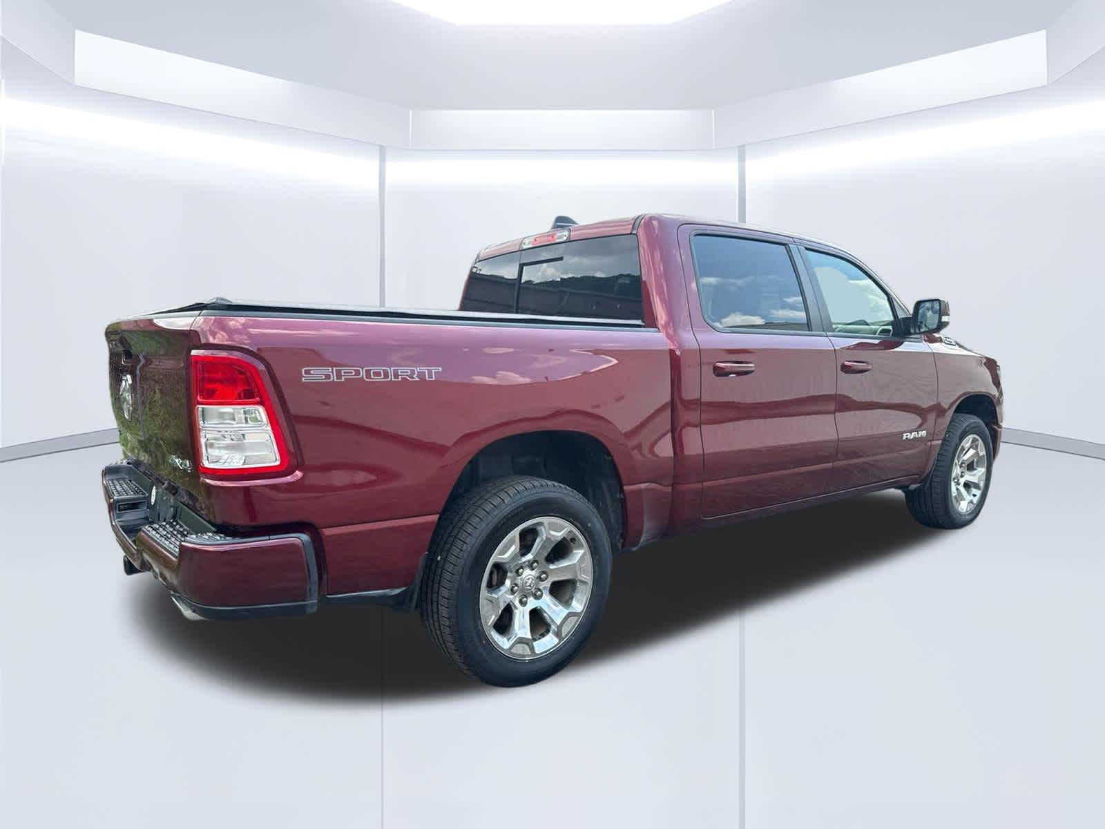 2021 Ram 1500 Big Horn Delmonico Red Pearlcoat at Baglier Buick GMC Mazda